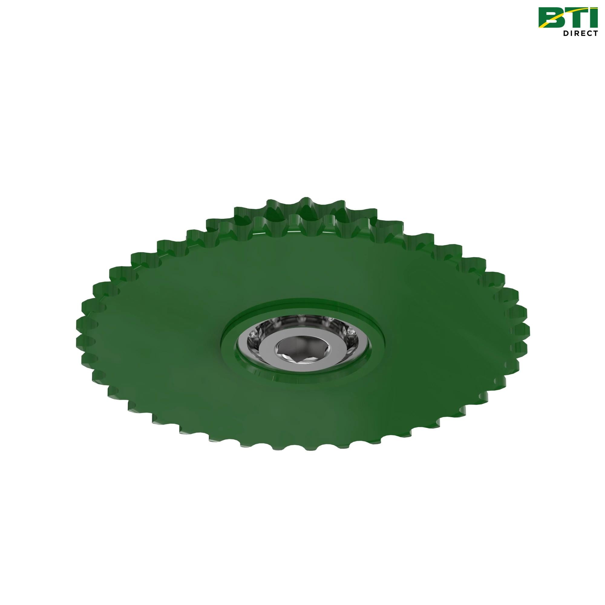 AE51818: Pick-Up Double Chain Sprocket with Bearing, 22 and 40 Tooth