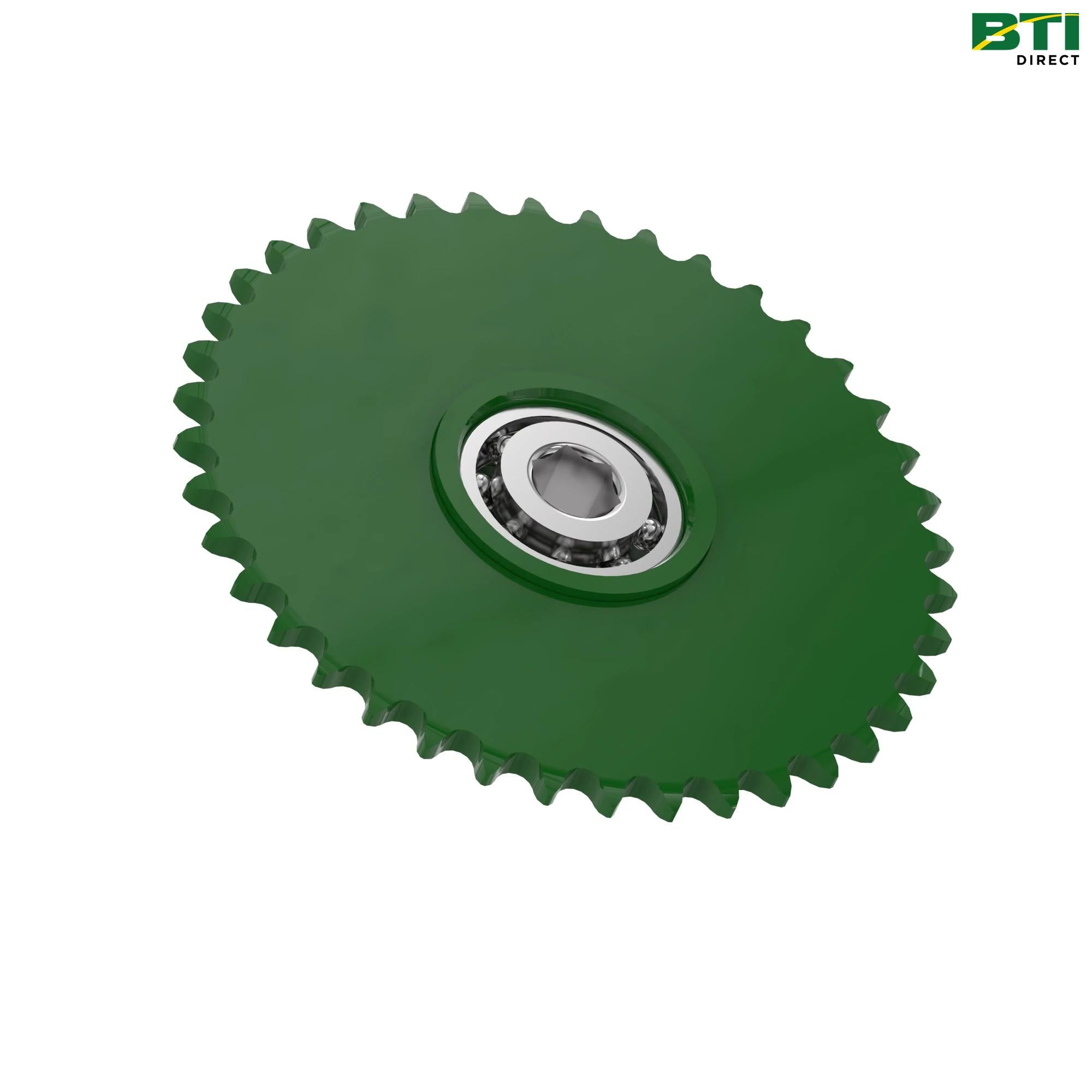 AE51818: Pick-Up Double Chain Sprocket with Bearing, 22 and 40 Tooth