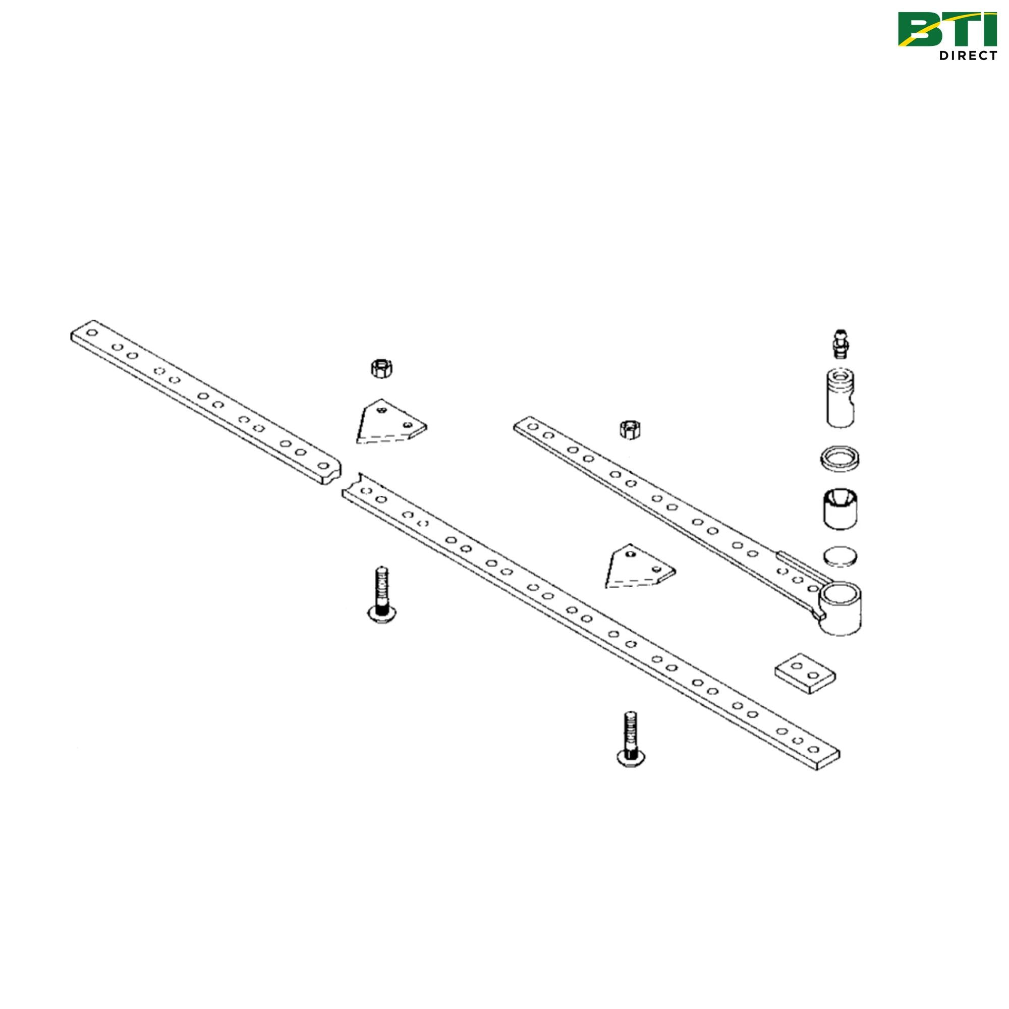 AE52060: Left Side Overserrated Cutterbar, 14 Feet