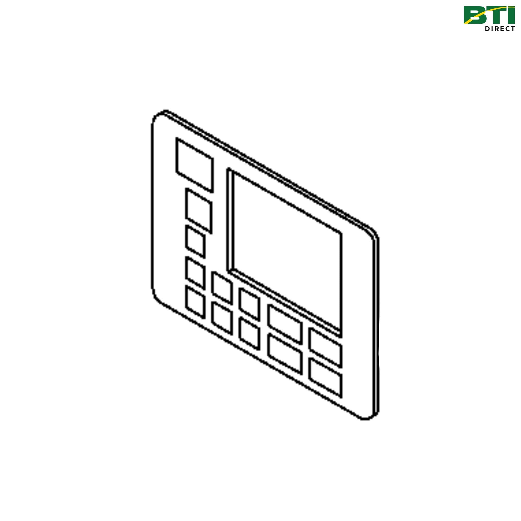 AFH203415: BaleTrak™ Pro Monitor Faceplate