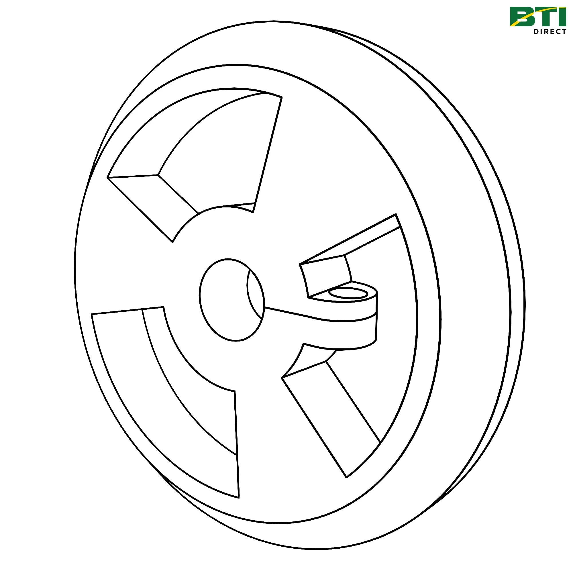 AH134873: Separator Fan Drive Pulley
