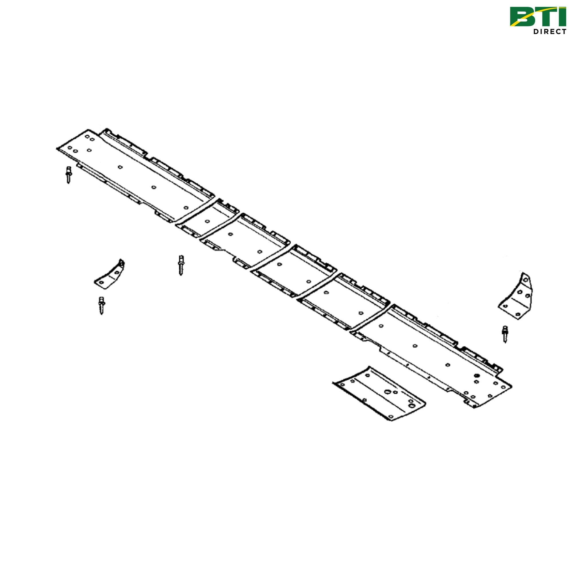 AH144171: Complete Poly Skid Shoes Kit, 16 Feet
