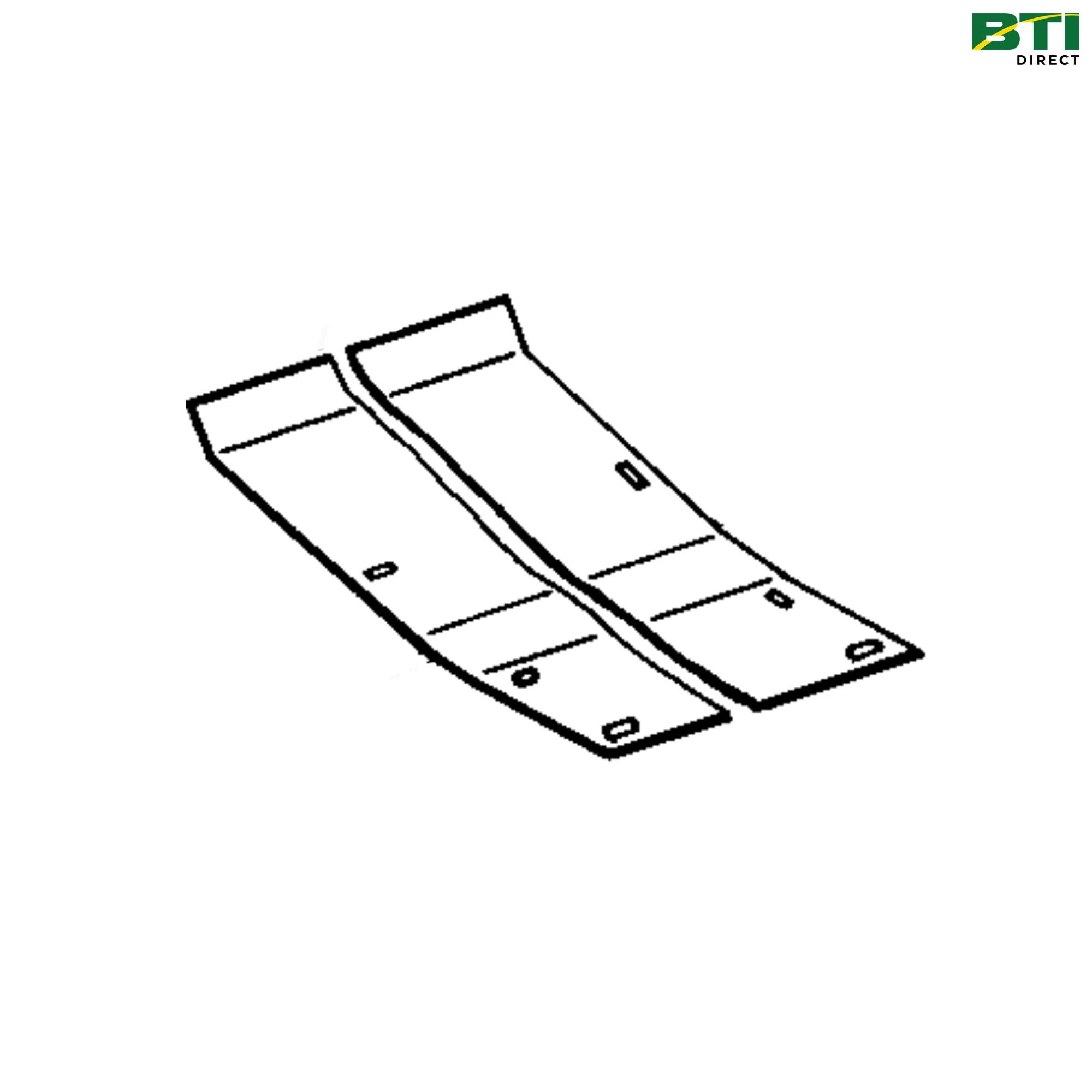 AH151627: Skid Plate Seal Sheet