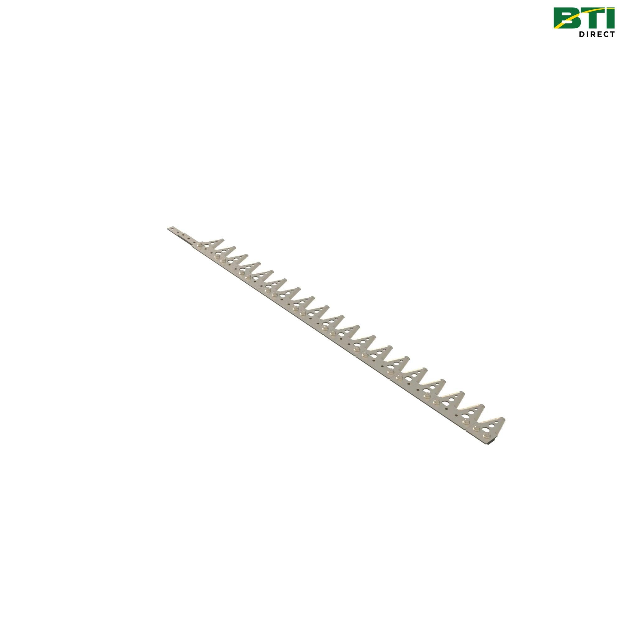 AH155557: Right Side Cutterbar Fine Knife End Section, 30 Feet