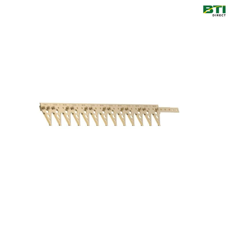AH159216: Cutterbar Coarse End Knife, 25 Feet