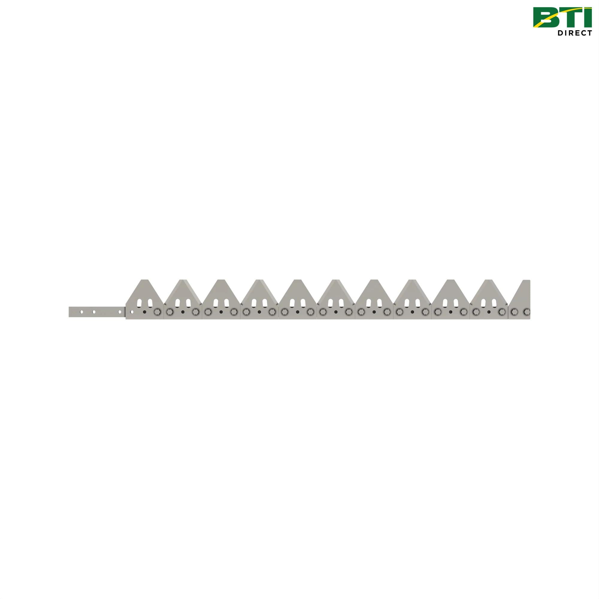 AH168897: Right End Section Spare Cutterbar Knife, 18 feet