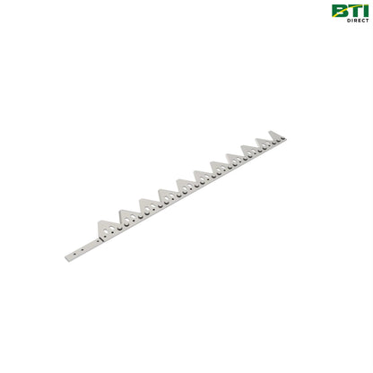 AH168897: Right End Section Spare Cutterbar Knife, 18 feet