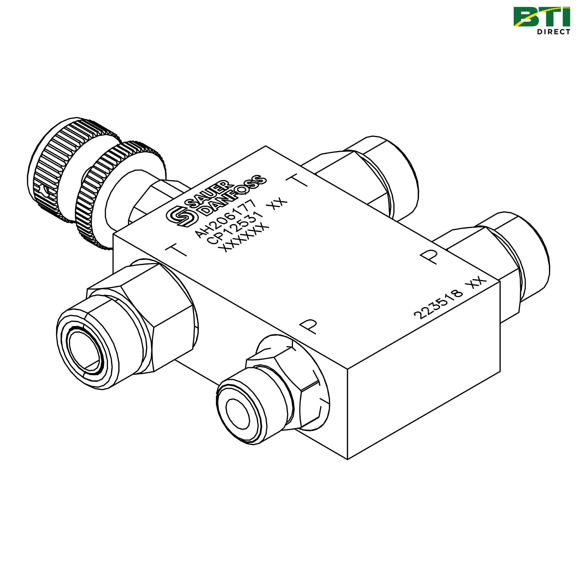 AH206177: O-Rings and Fittings Pressure Relief Valve