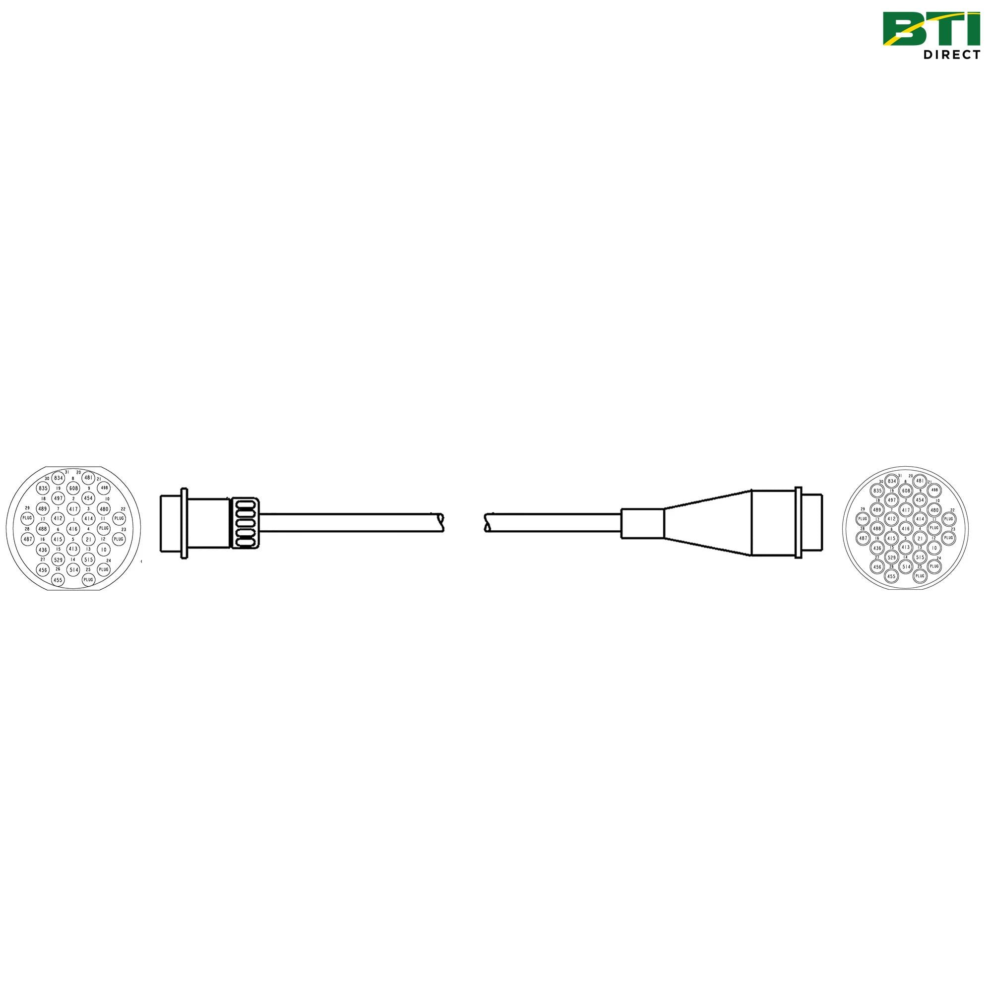 AH209735: Multicoupler Adapter Wiring Harness
