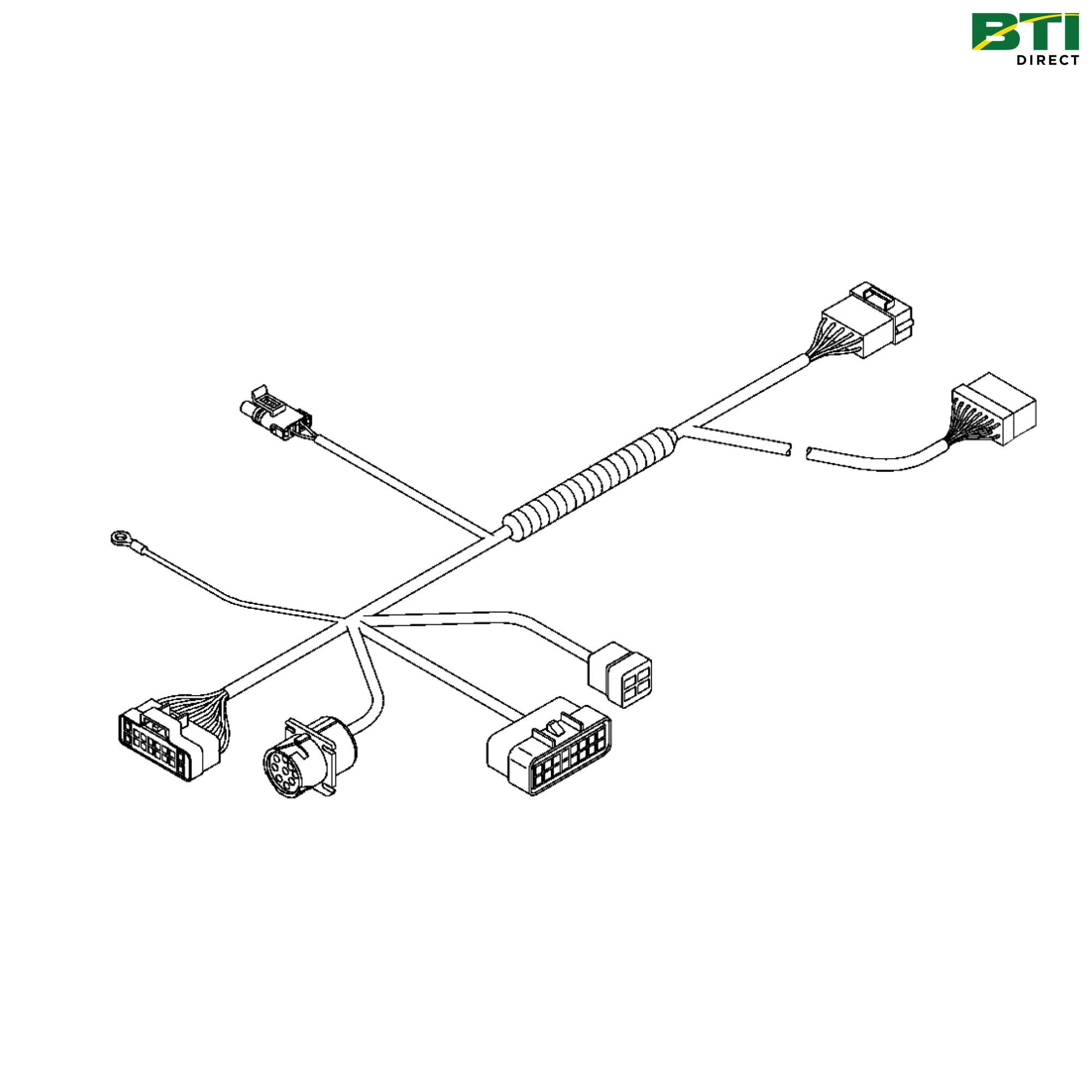 AH211680: Armrest Feedrate Wiring Harness