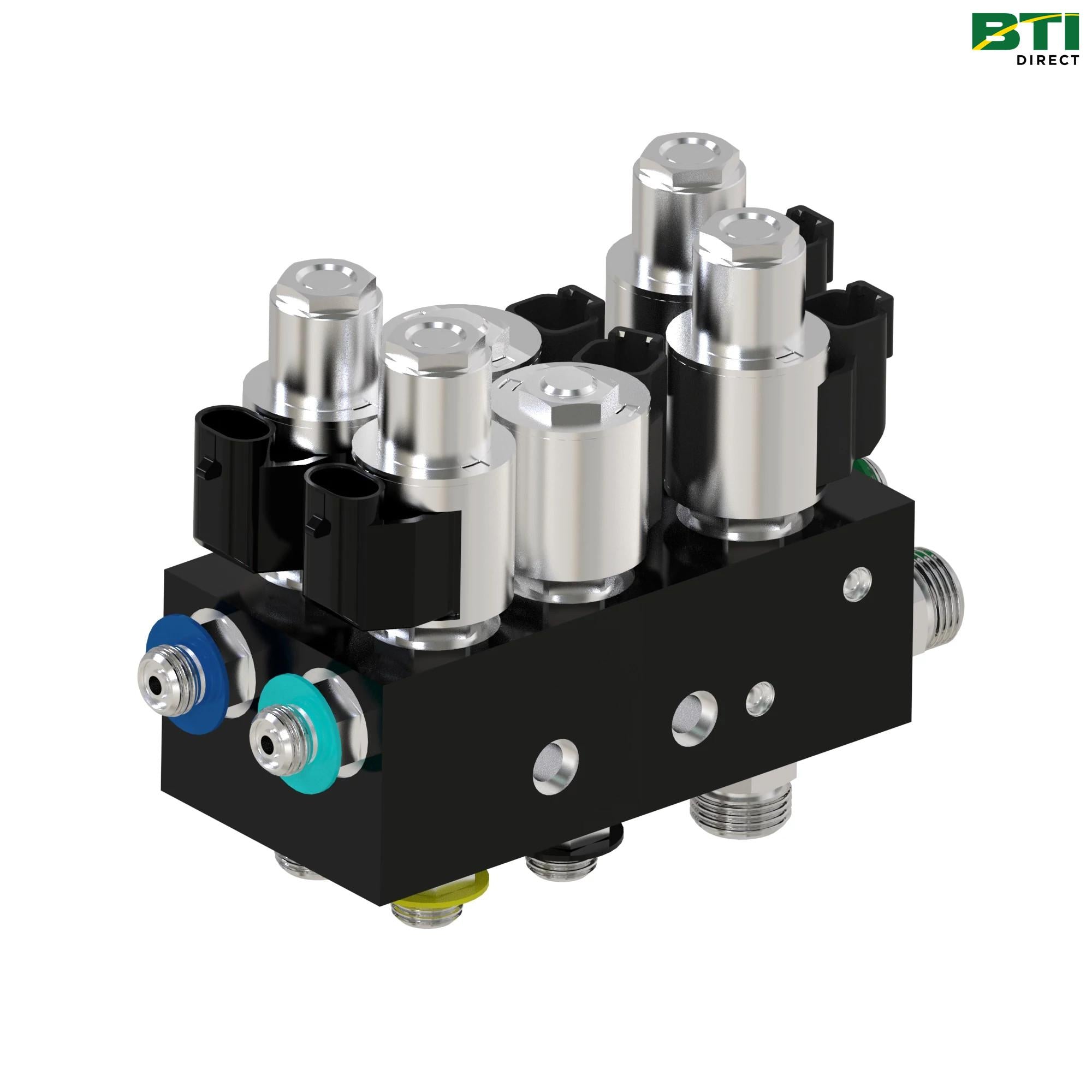 AH224442: Tilt, Float, and Reel Lift Solenoid Hydraulic Valve