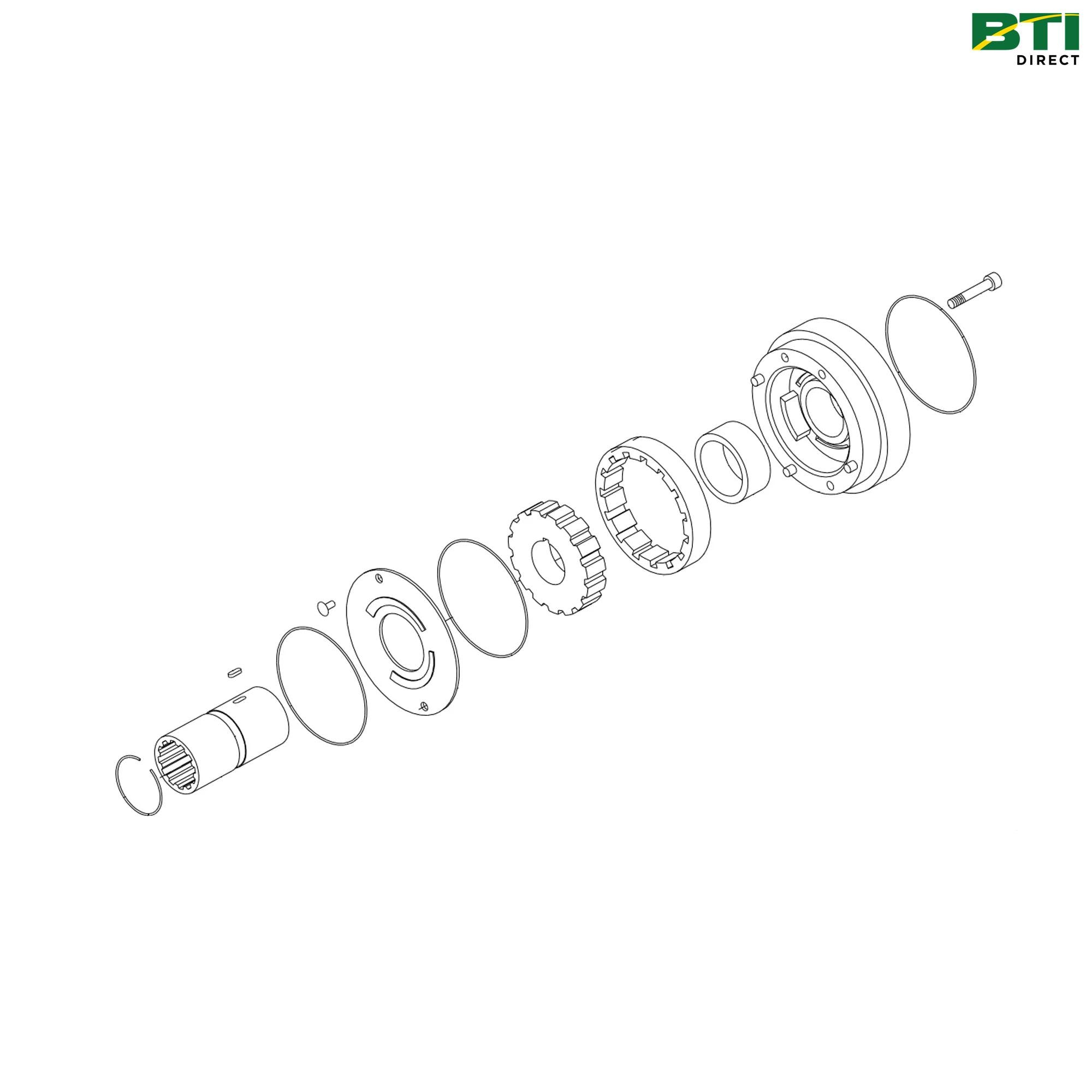 AH231625: Hydraulic Pump Flange Kit