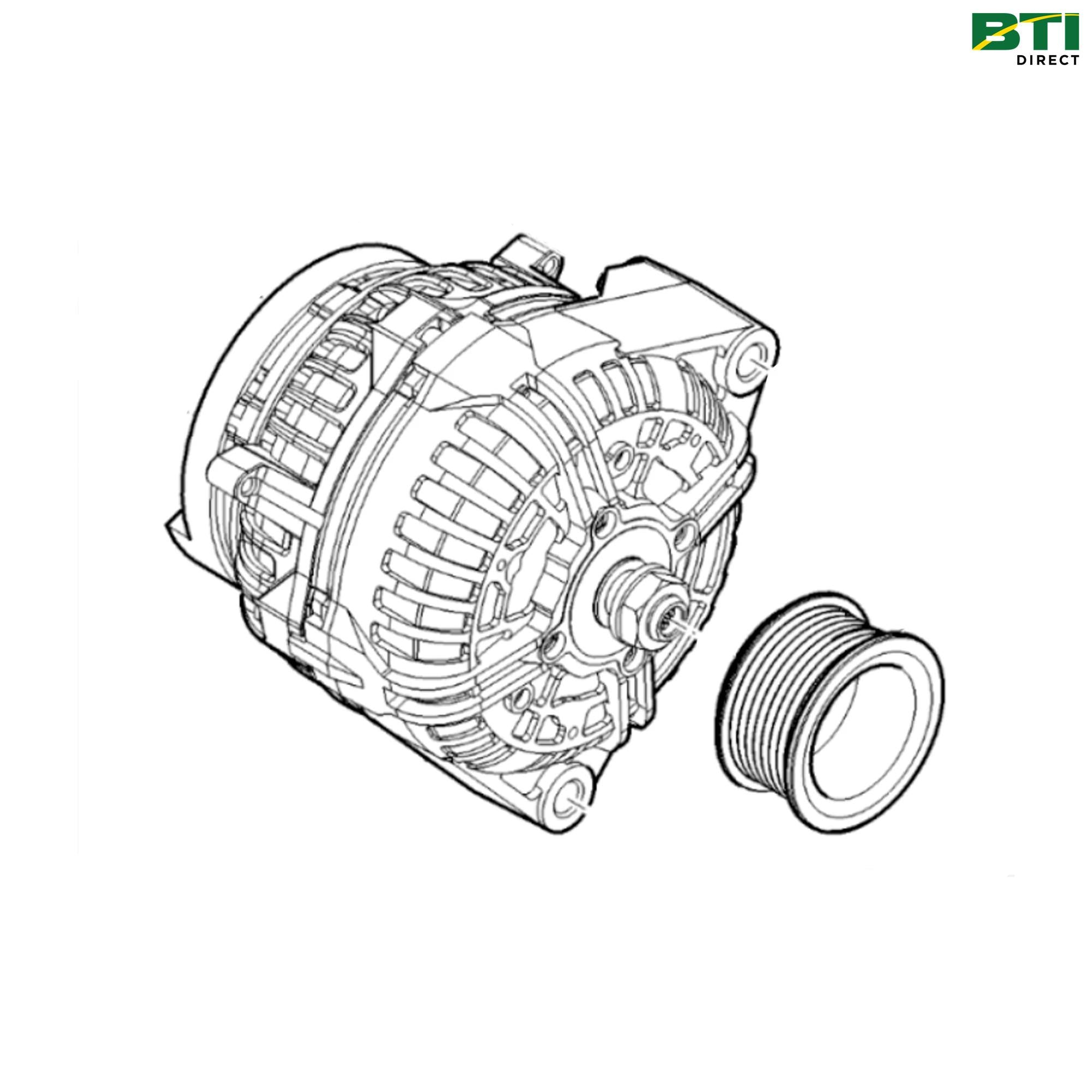 AKK20374: Alternator, 14 Volt, 200 Amp