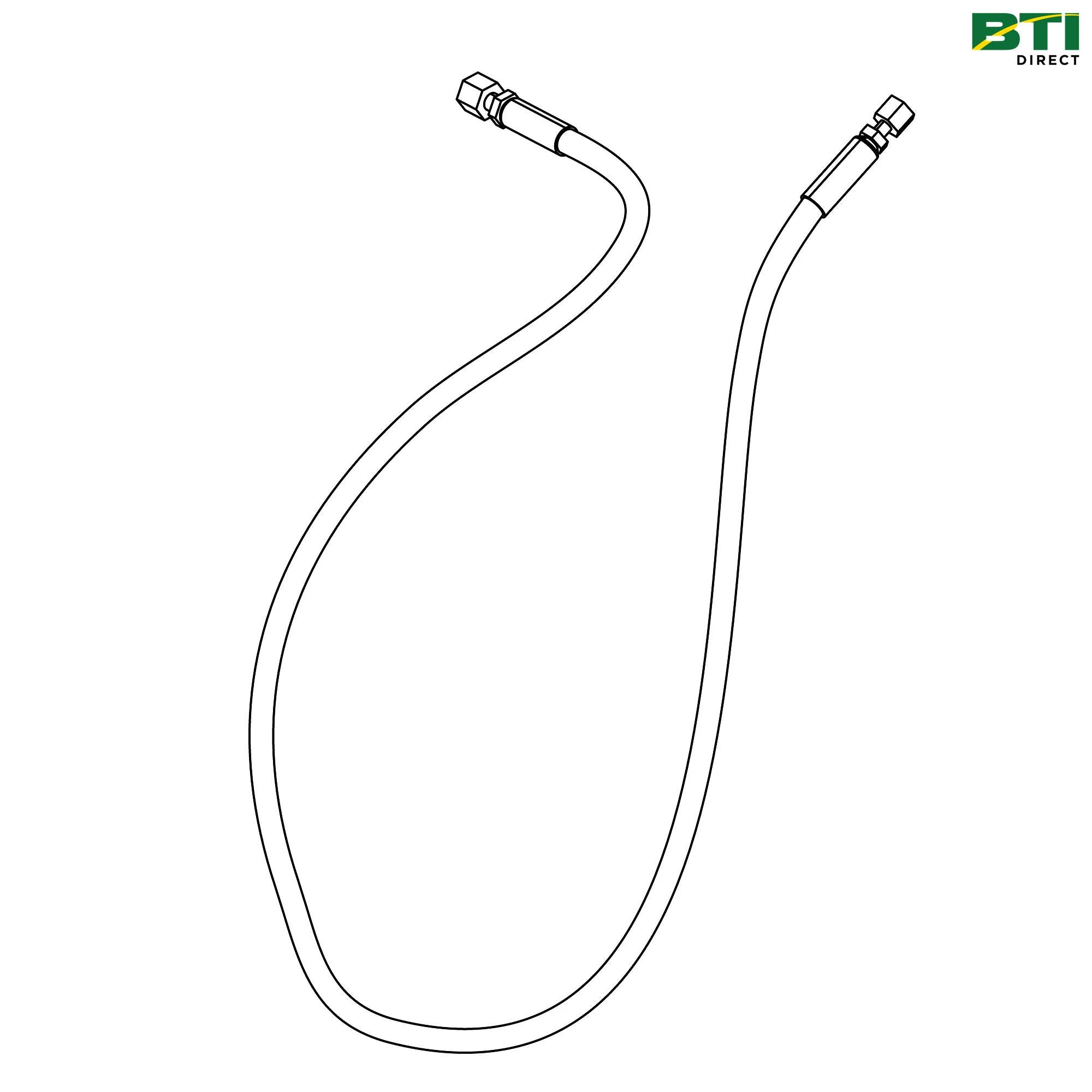 AKK22609: Breakaway Cylinder Base Hydraulic Hose