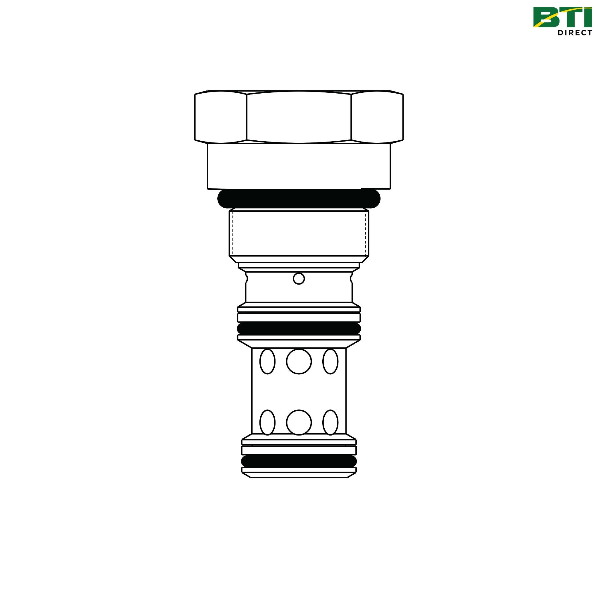 AKK36582: Feeder Flow Control Hydraulic Valve