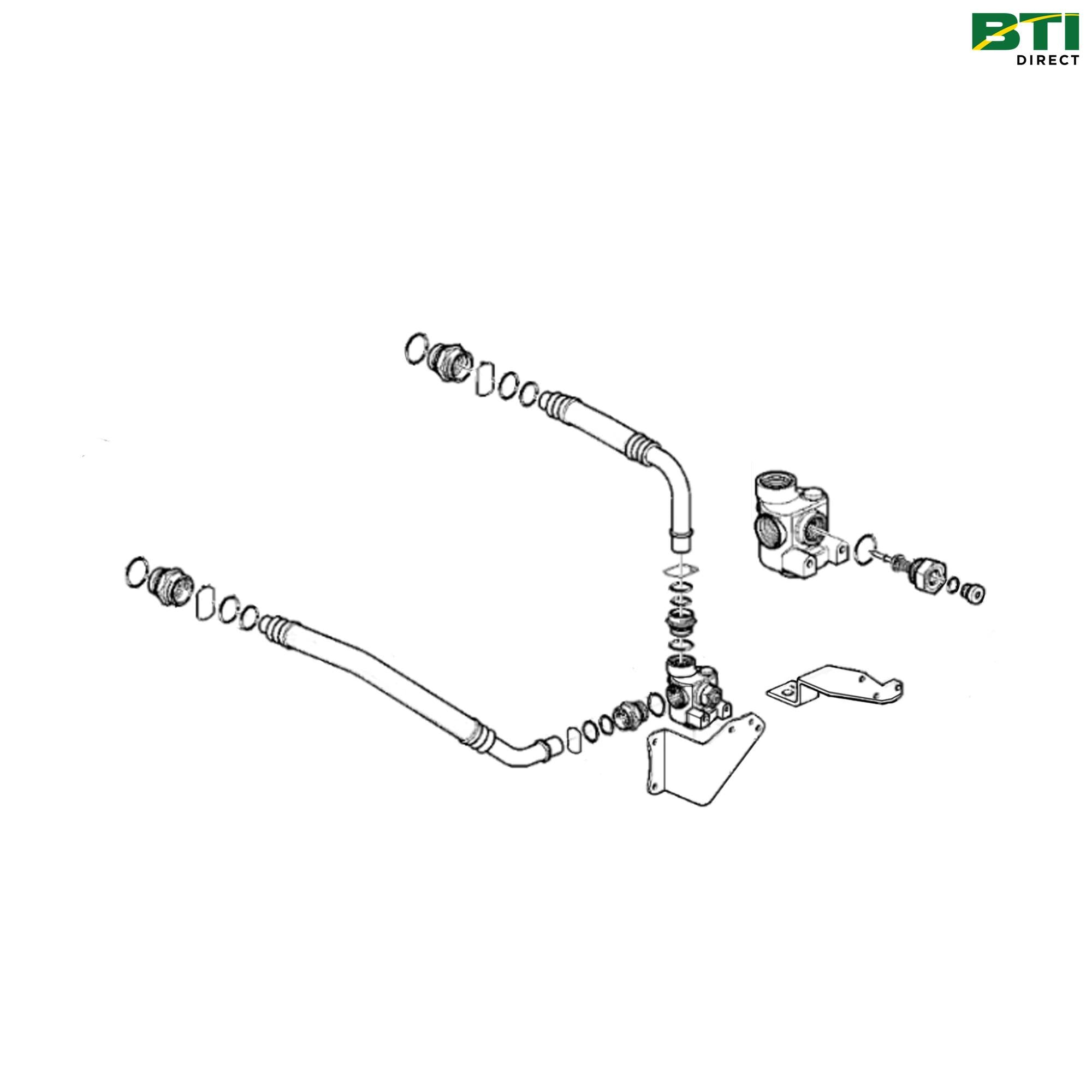 AL155837: Hydraulic Oil Filter Head Kit