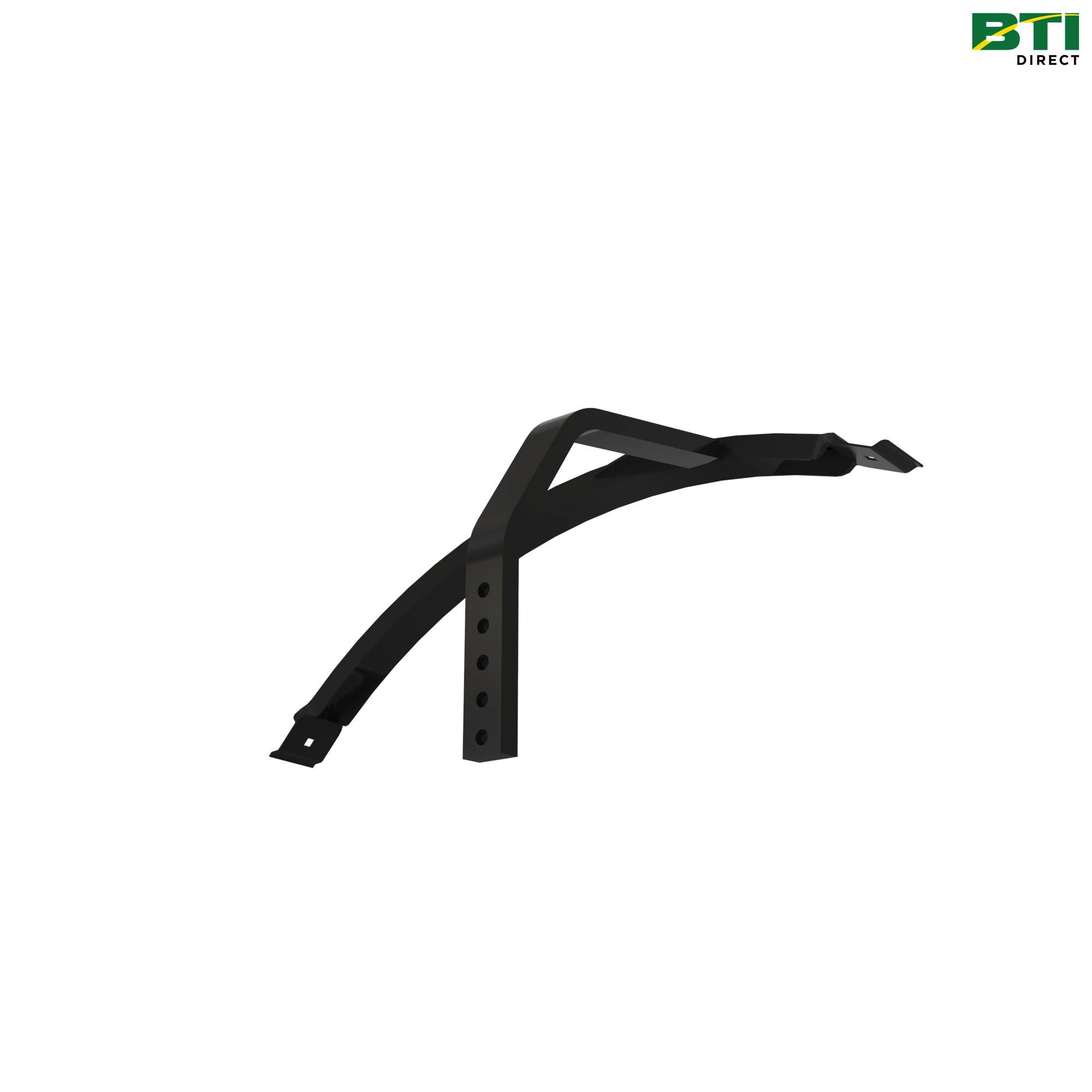 AL166807: Front Fender Adjusting Strap, Left Side