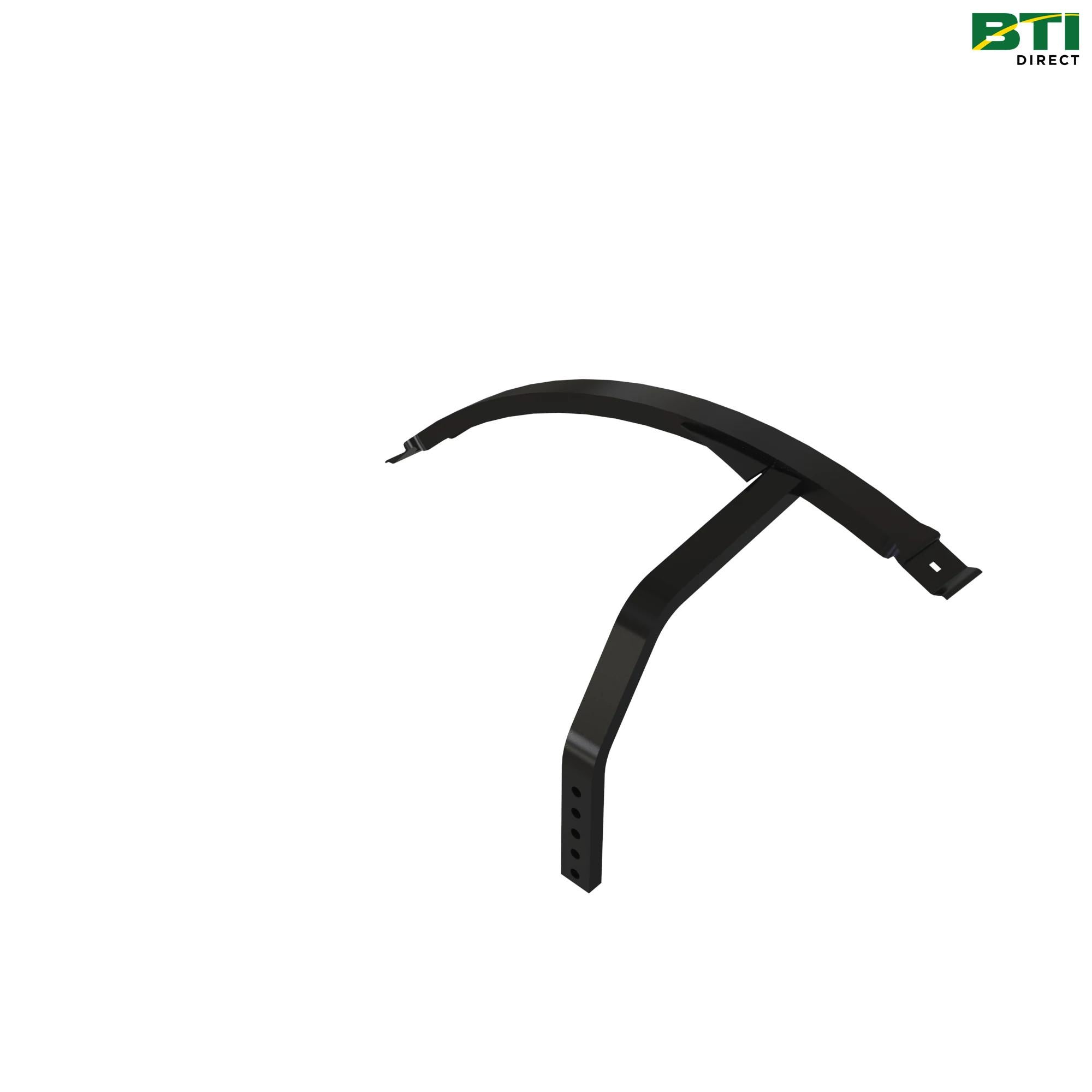 AL166807: Front Fender Adjusting Strap, Left Side