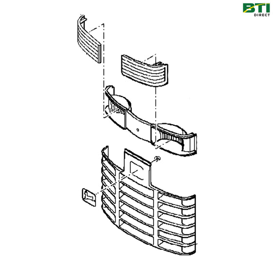 AM131670: Front Hood Grille