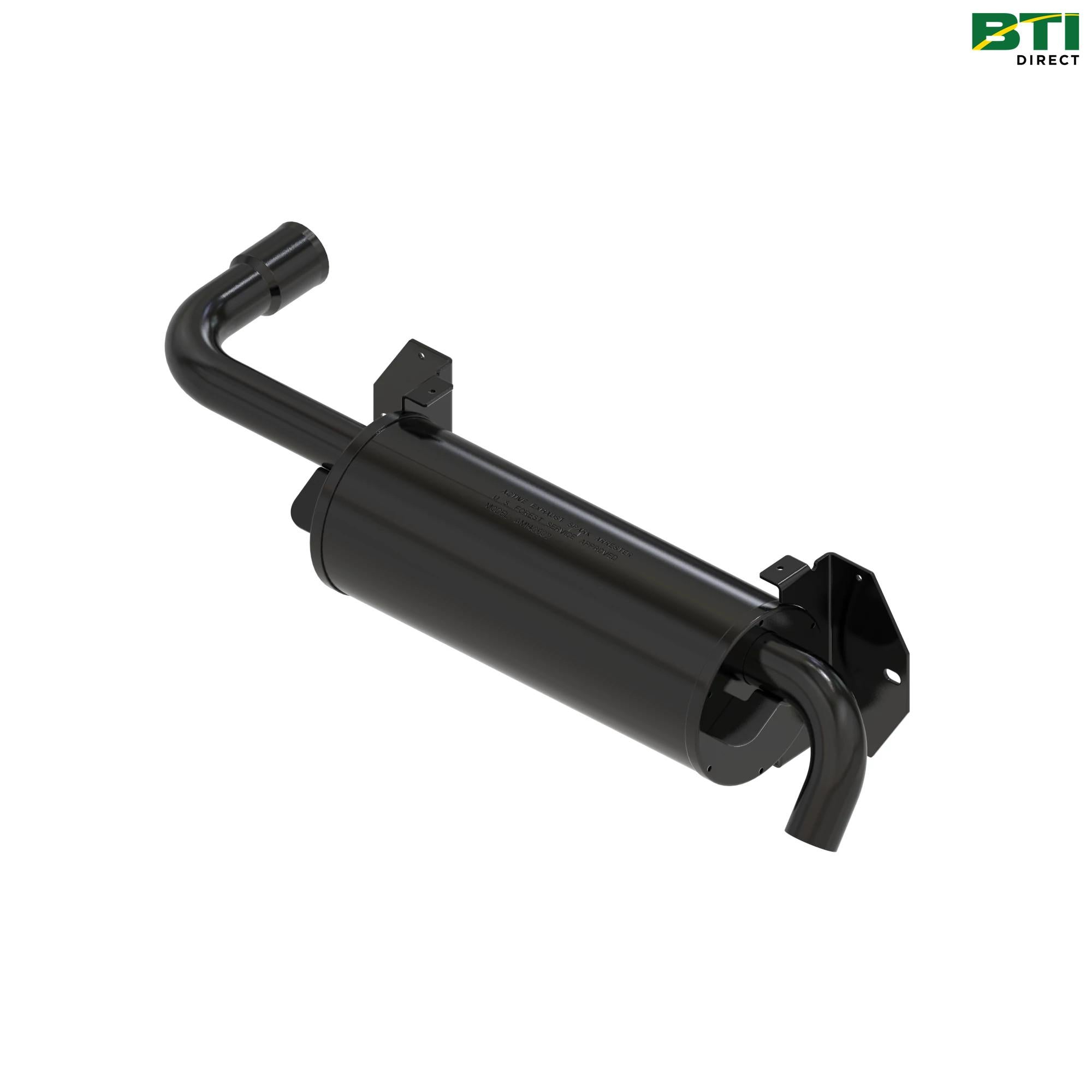 AM140802: Non-Aspirated Round Shaped Spark Arresting Muffler