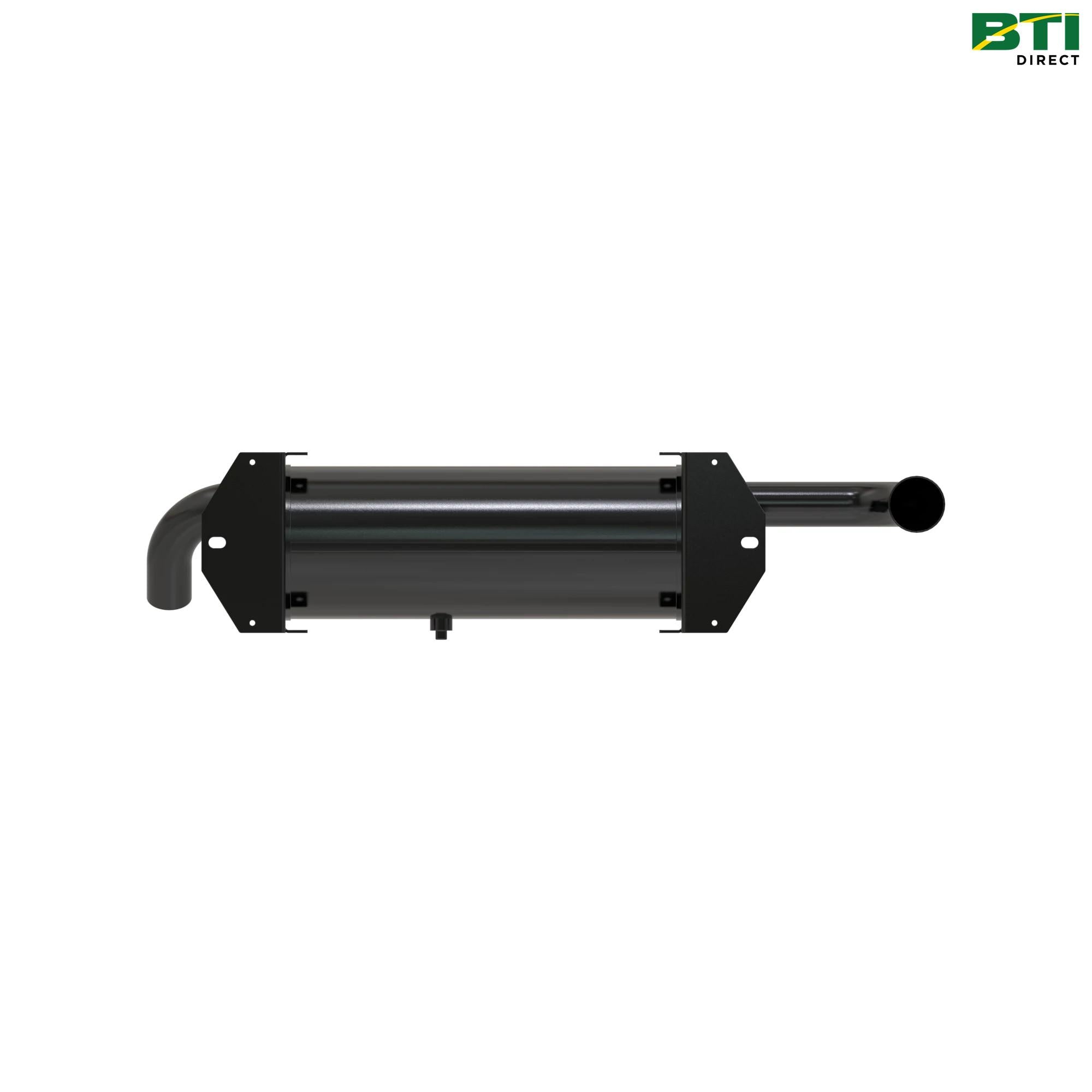 AM140802: Non-Aspirated Round Shaped Spark Arresting Muffler
