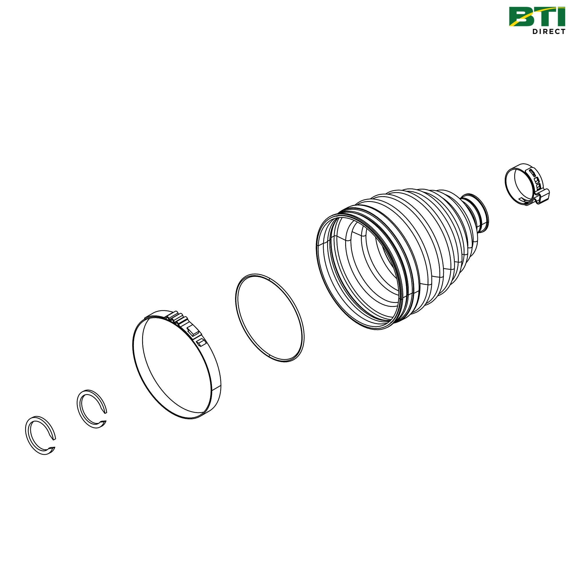 AM141488: Rear Axle Shaft Boot Kit