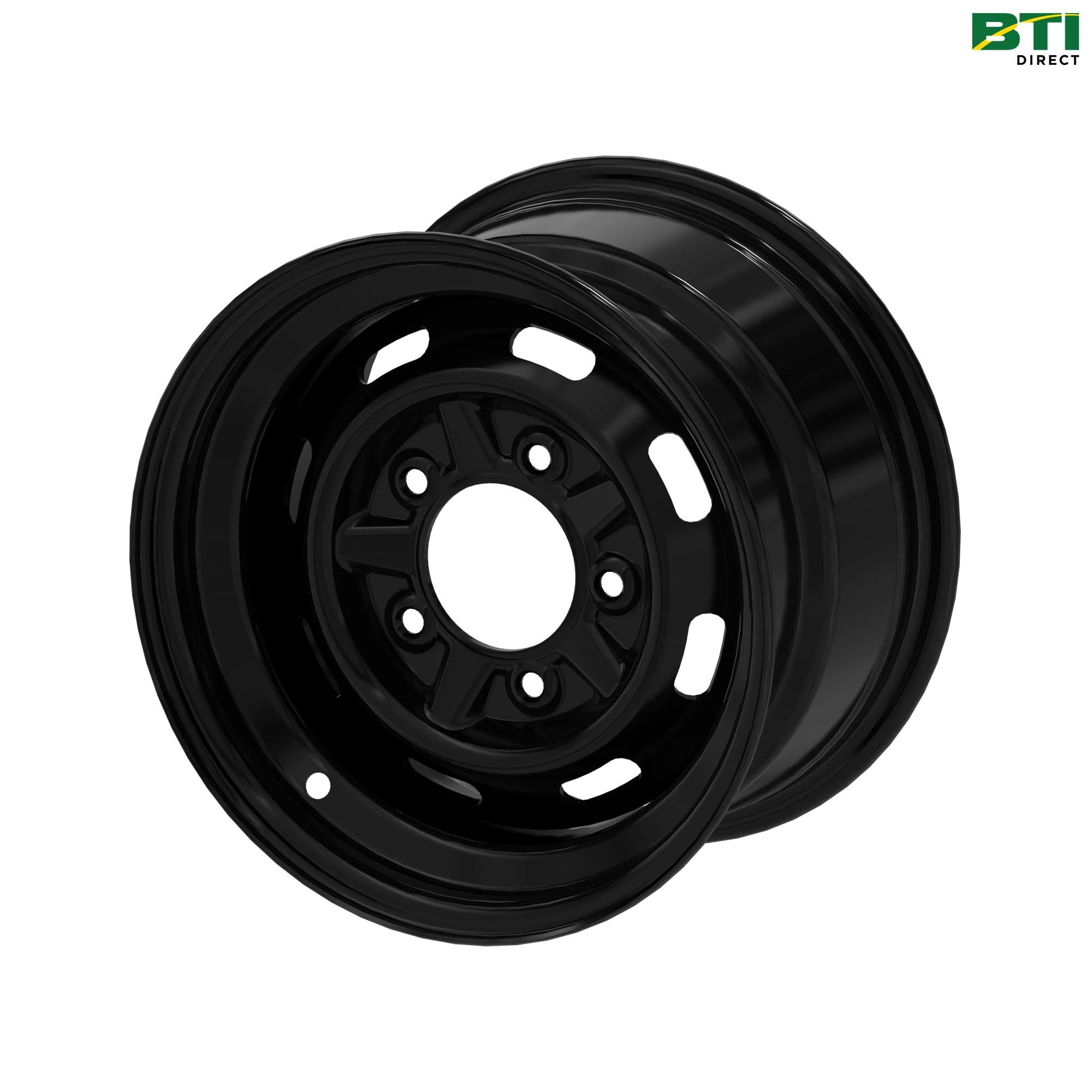 AM143509: Front Black Wheel For, 12X7