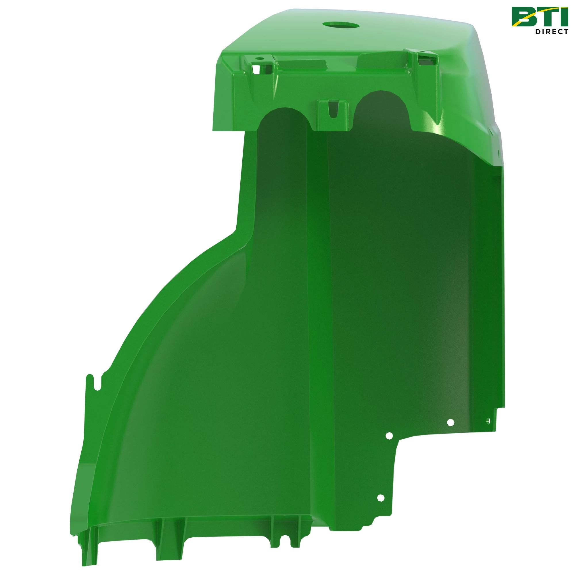 AM145197: Olive Fender with Label, Left Side