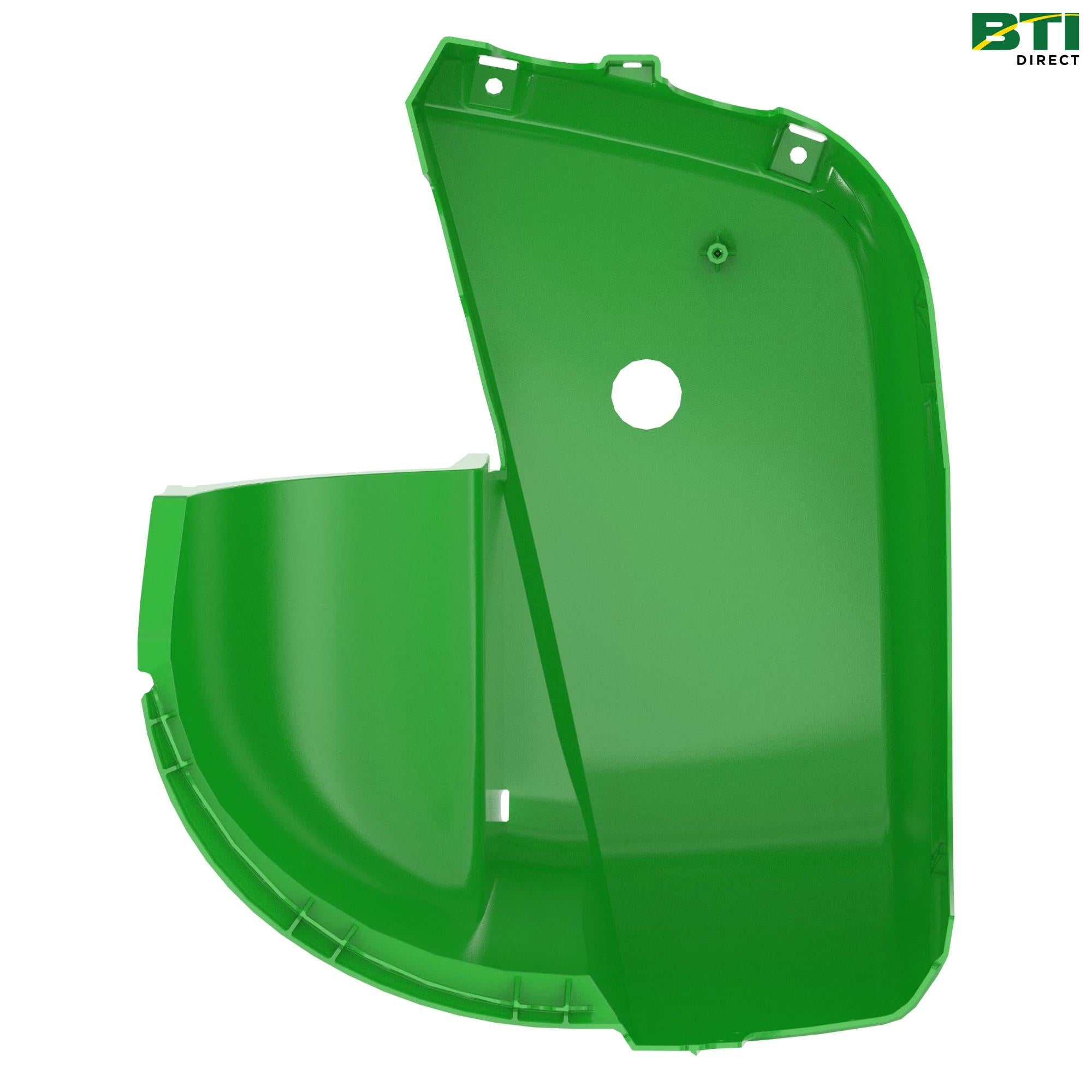 AM145197: Olive Fender with Label, Left Side