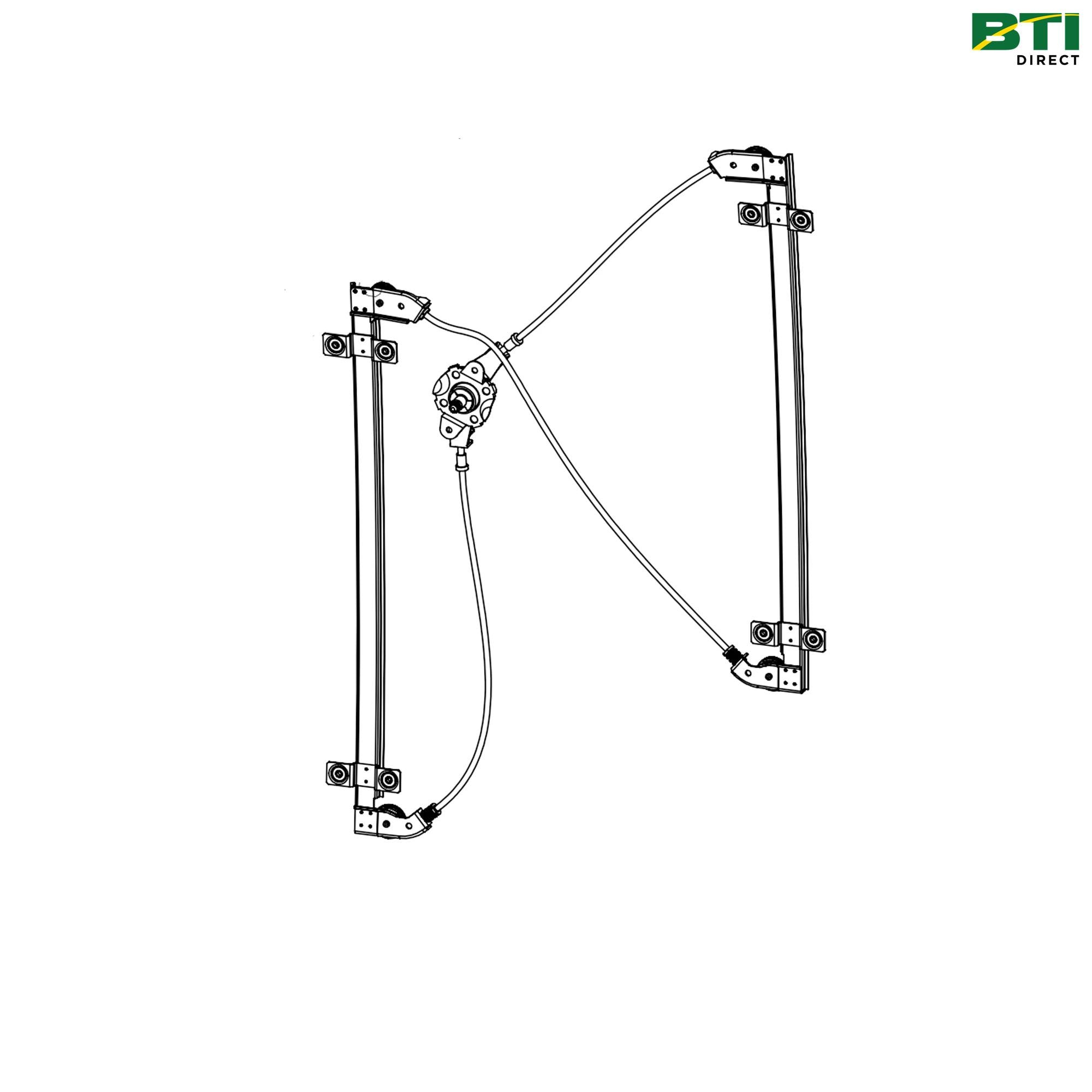 AM146830: Deluxe Cab Poly Door Kit Panel, Right Side