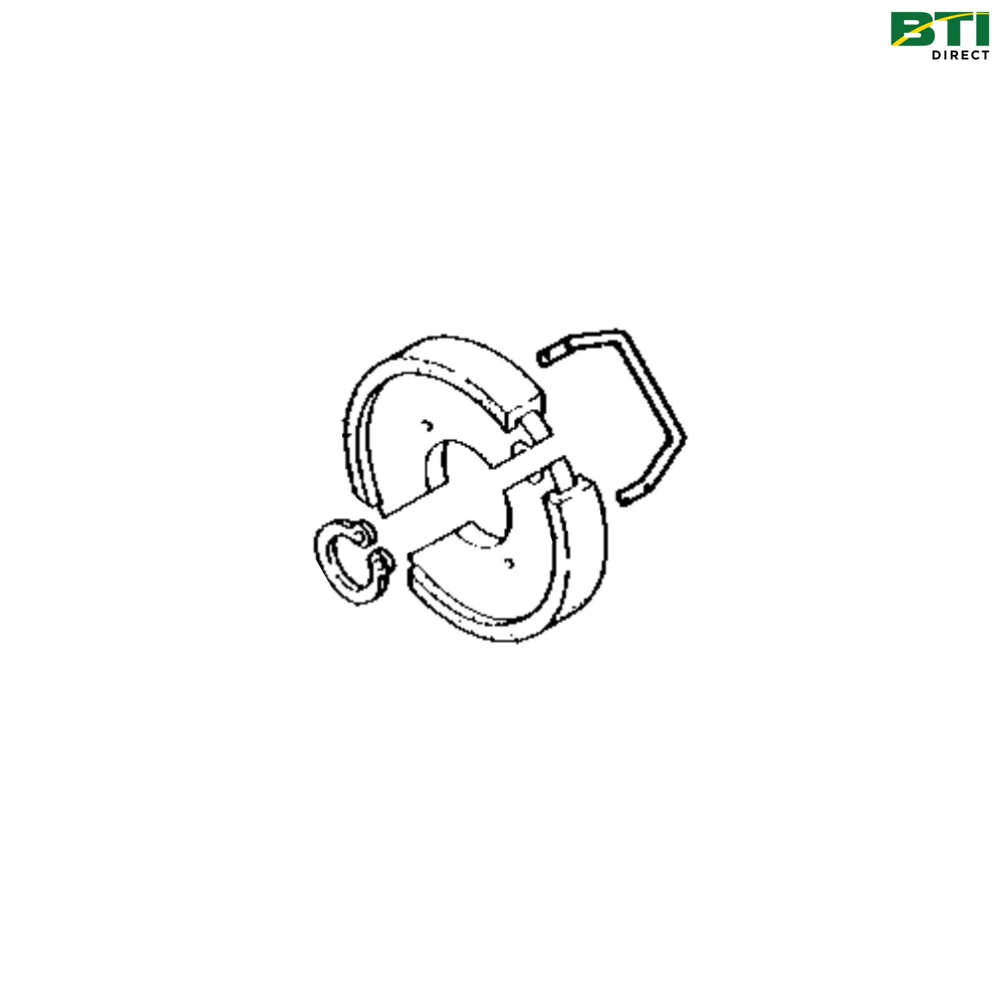 AM878122: Brake Shoe Set