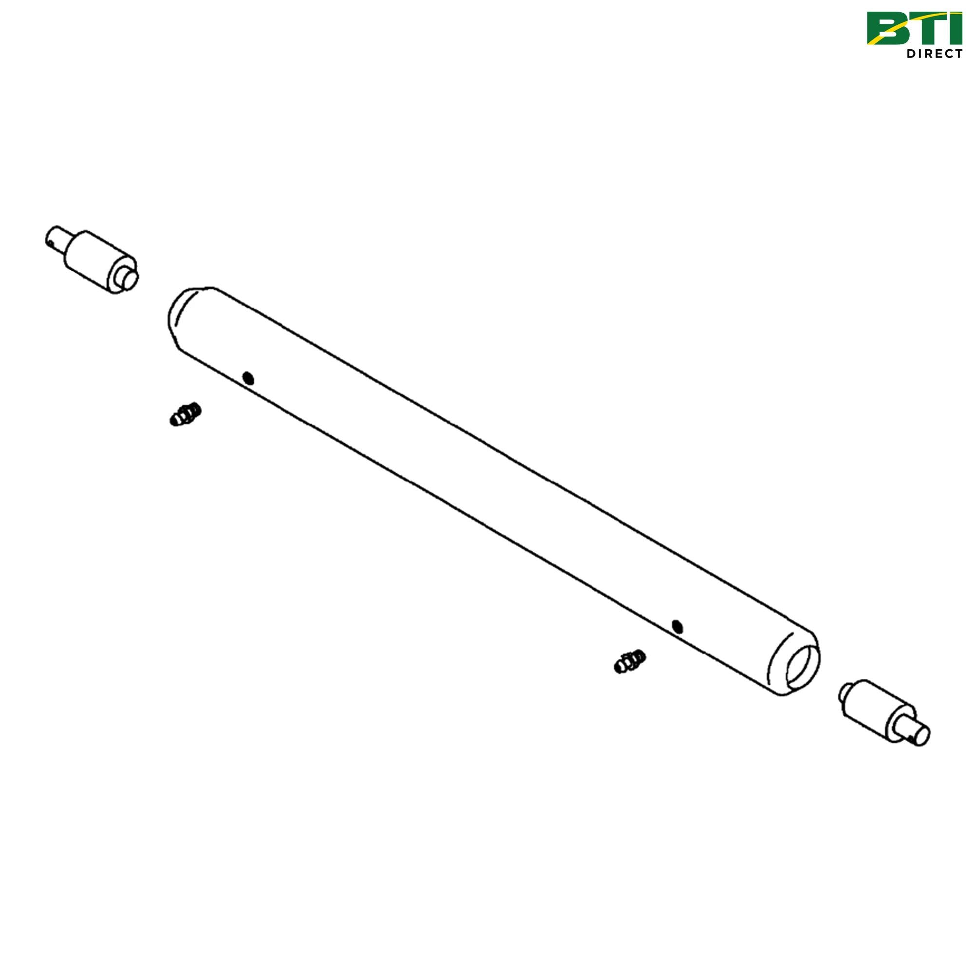 AMT2981: Smooth Front Roller with Bearings, 18 Inch