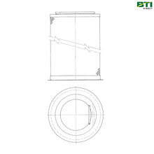  AT44631: Primary Air Filter Element