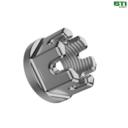 B32686: Hexagonal Slotted Nut, 1-1/4"