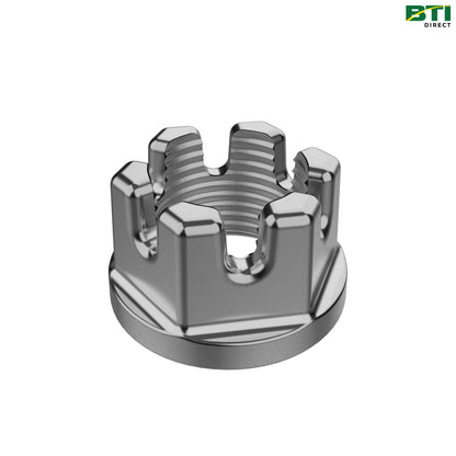 B32686: Hexagonal Slotted Nut, 1-1/4"