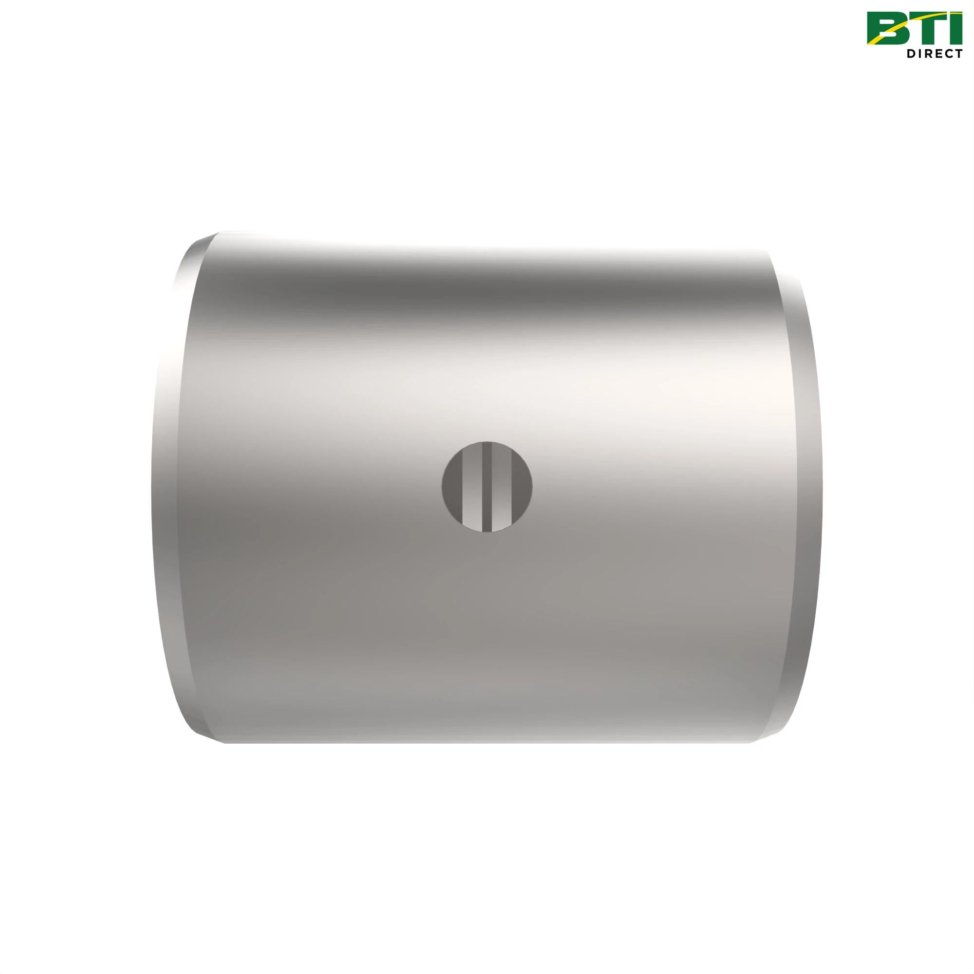 B413R: Cylindrical Alloy Bushing with Hole