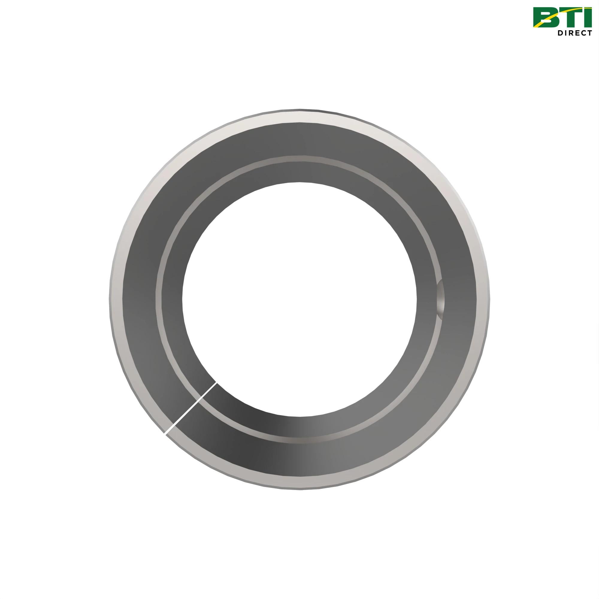 B413R: Cylindrical Alloy Bushing with Hole