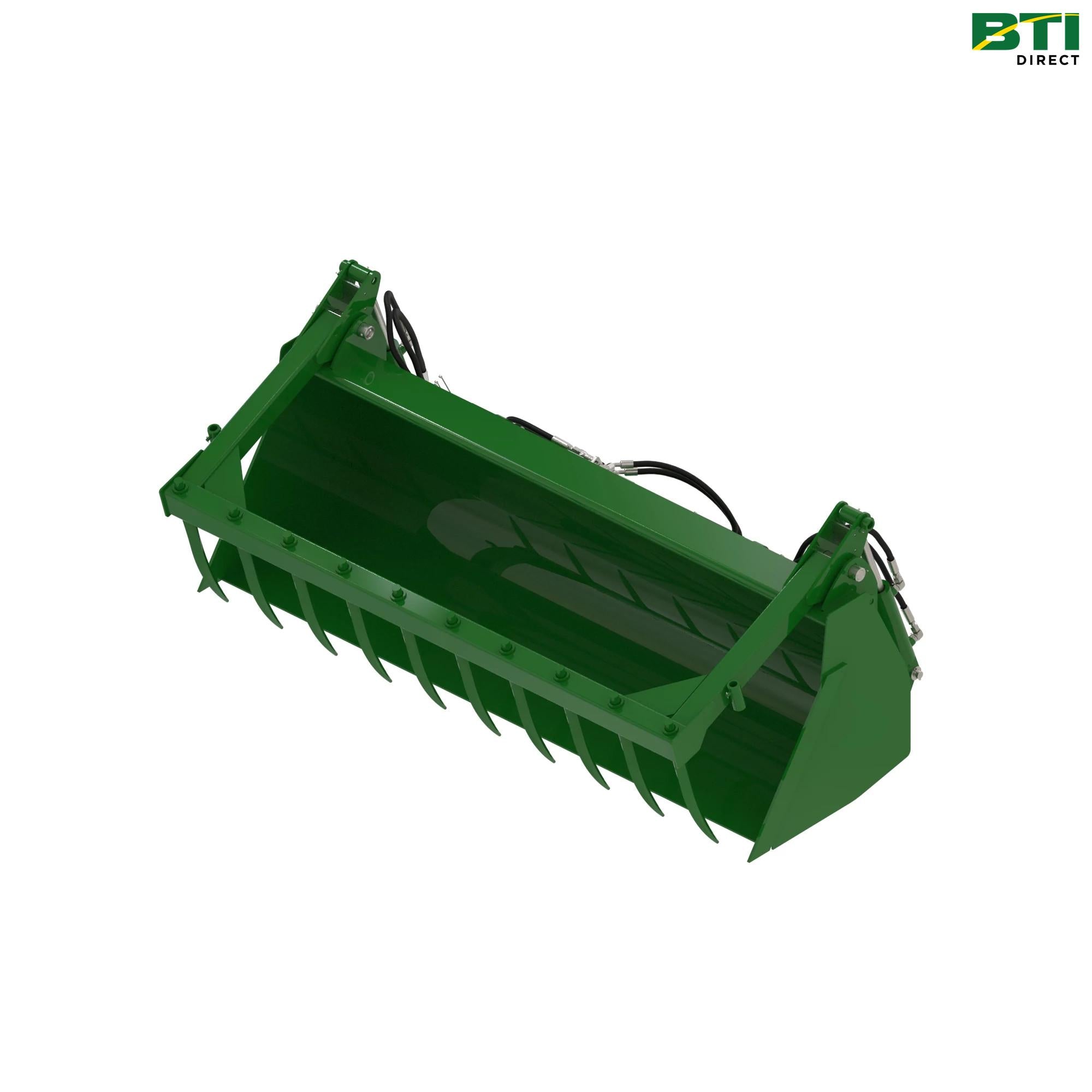 BCC10019: Heavy-Duty Multi-Purpose Bucket Attachment with Grapple, 2200 mm