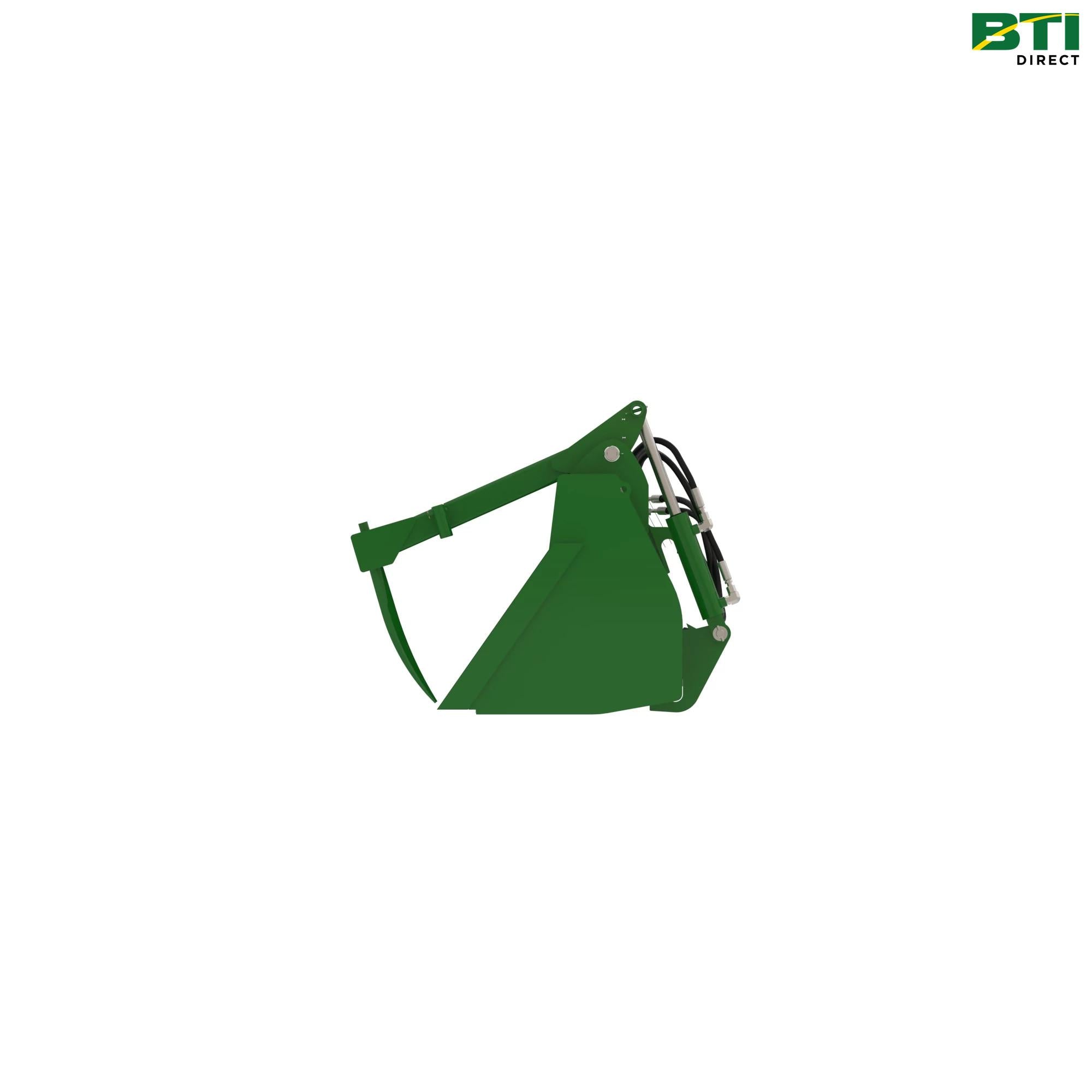 BCC10019: Heavy-Duty Multi-Purpose Bucket Attachment with Grapple, 2200 mm