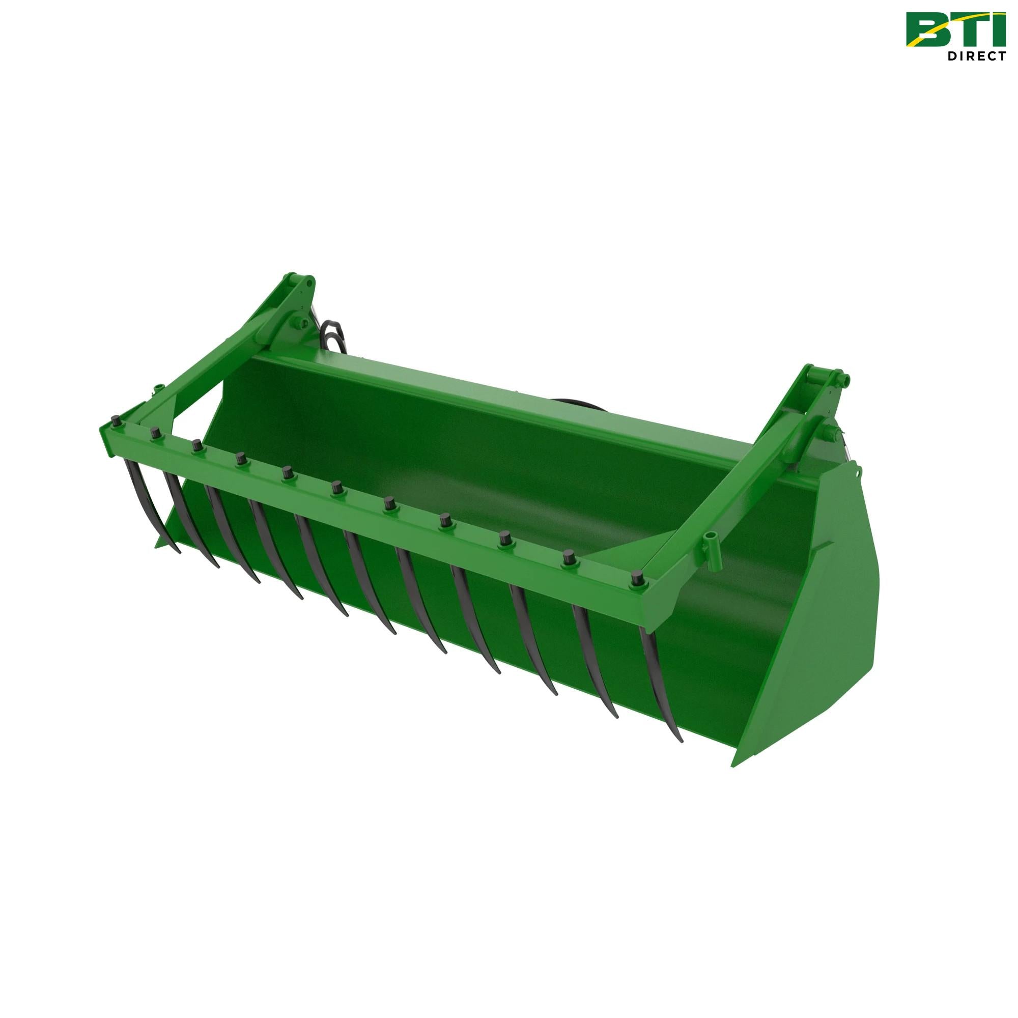 BCC10020: Heavy-Duty Multi-Purpose Bucket Attachment with Grapple, 2450 mm