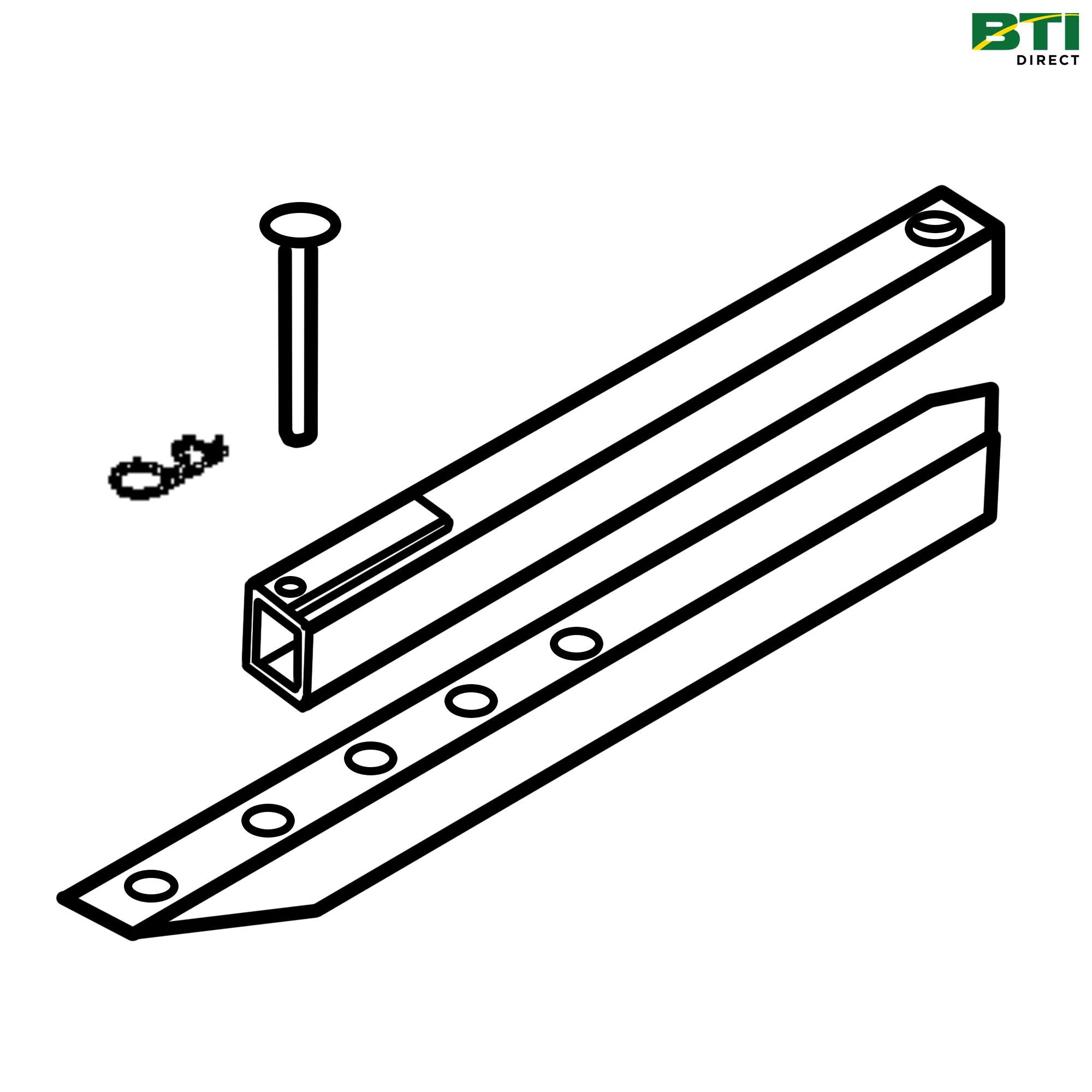 BE21896: Center Telescopic Wagon Hitch Attachment