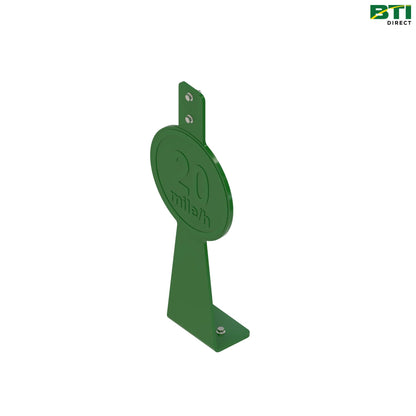BE33007: Slow Moving Vehicle (SMV) Emblem Support Attachment