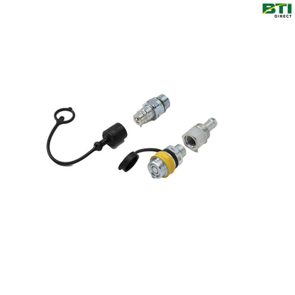 BL15672: Oil Return Breakaway Coupler Attachment with Quick-Connect Coupler, Size 12.5