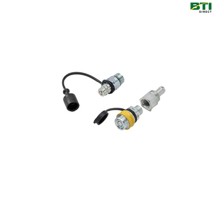 BL15672: Oil Return Breakaway Coupler Attachment with Quick-Connect Coupler, Size 12.5