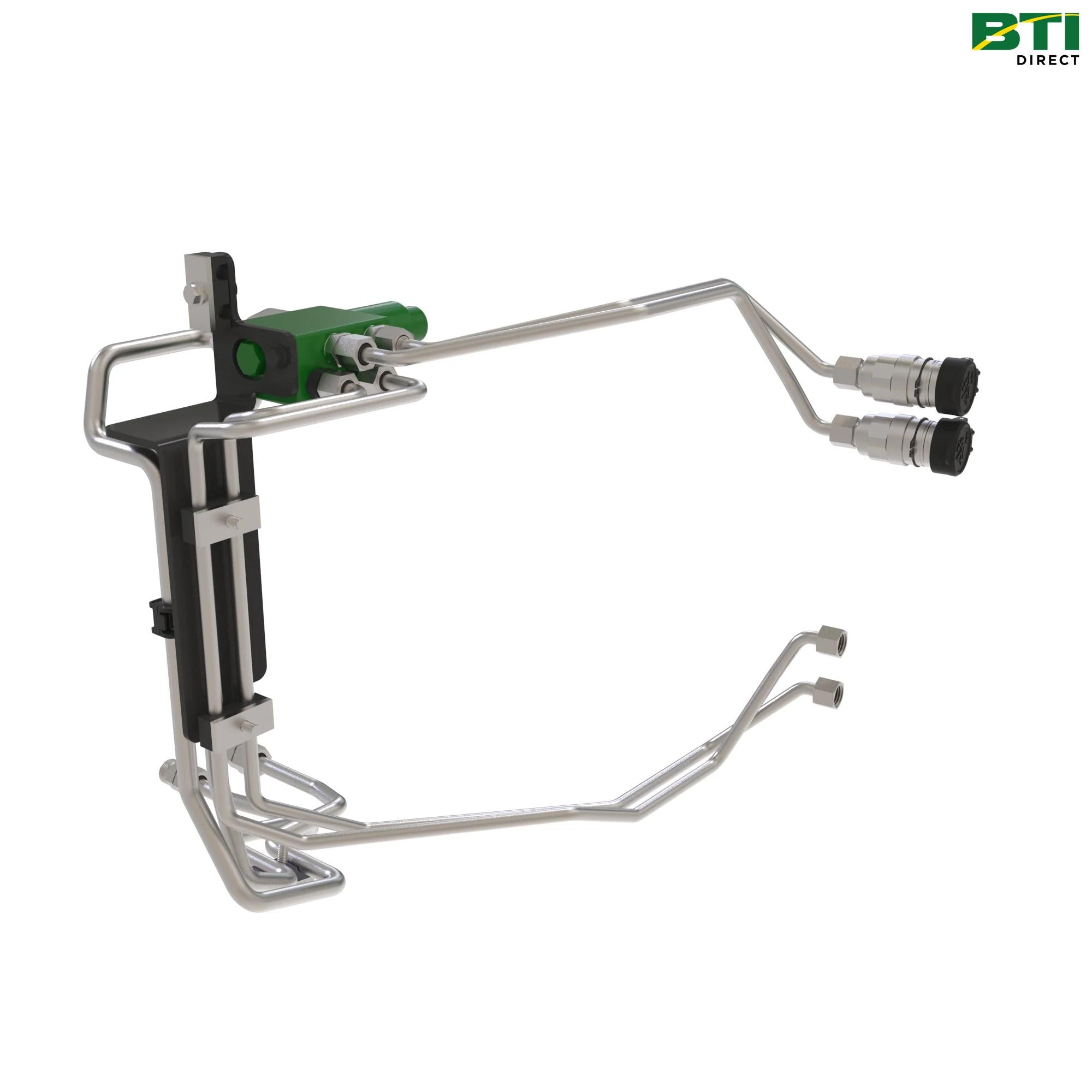 BL15924: Hydraulic Quick-Couplers and Oil Lines Attachment with 2-Front SCV for Premium Front Hitch
