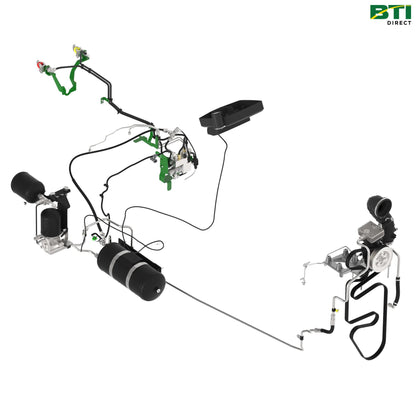 BL16260: Air Trailer Brake 2 Lines, Valves, and Couplers Attachment