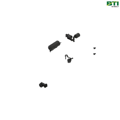 BL16527: 2+1 Line Air Trailer Brake System Attachment with Front Axle Brake