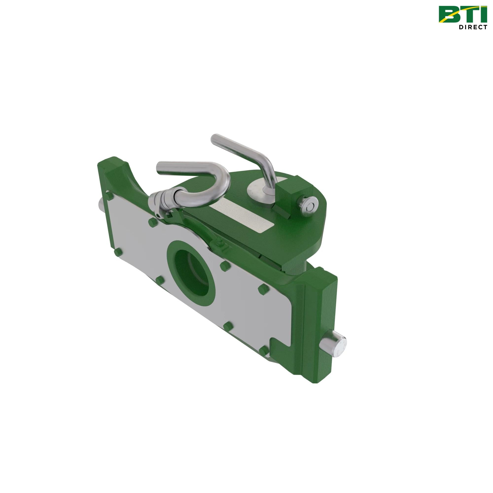 BL16535: Wagon Hitch Attachment with Cuna Coupling for 360 mm Rail, Type D3, Height Adjustable
