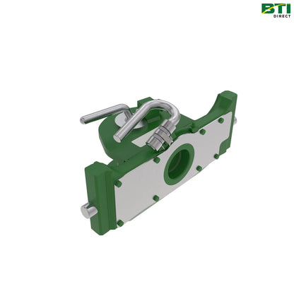 BL16536: Wagon Hitch Attachment with Cuna Coupling for 360 mm Rail, Type D2, Height Adjustable