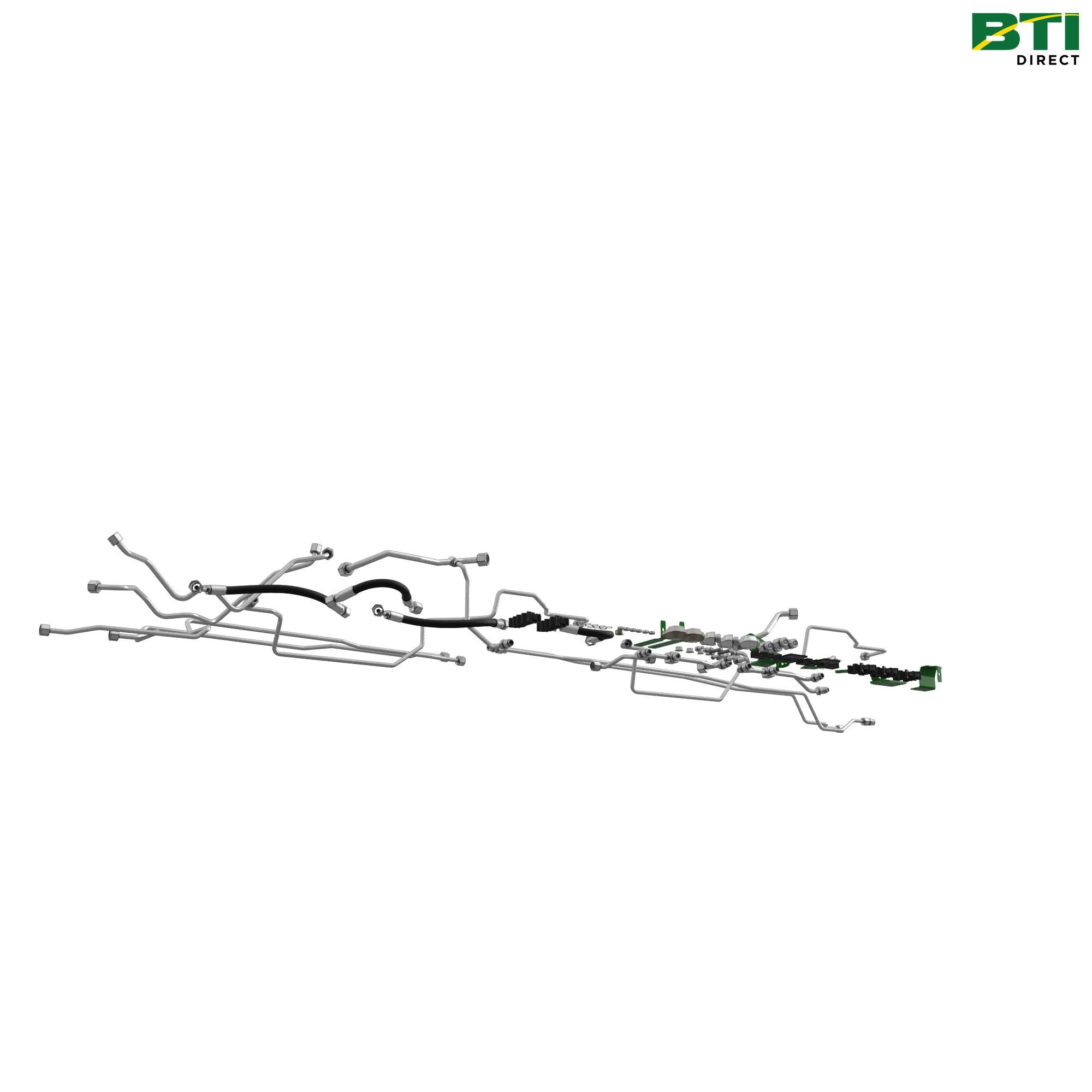 BL16556: Front Hitch Oil Lines and Fittings Attachment
